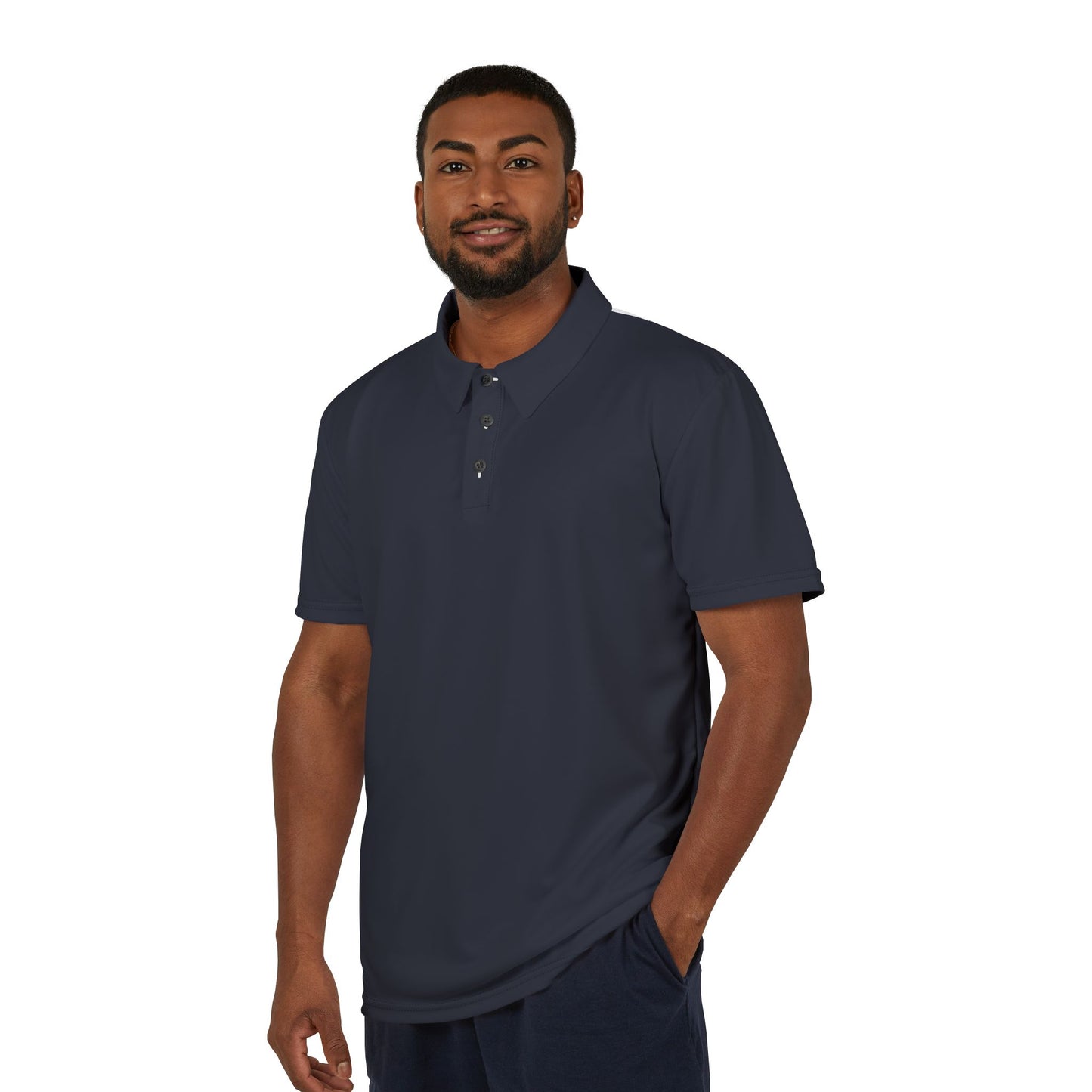 Casual Lunar Midnight Unisex Polo Shirt, Stylish Everyday Wear, Gift for Him/Her, Comfortable Relaxed Fit, Ideal for Occasions
