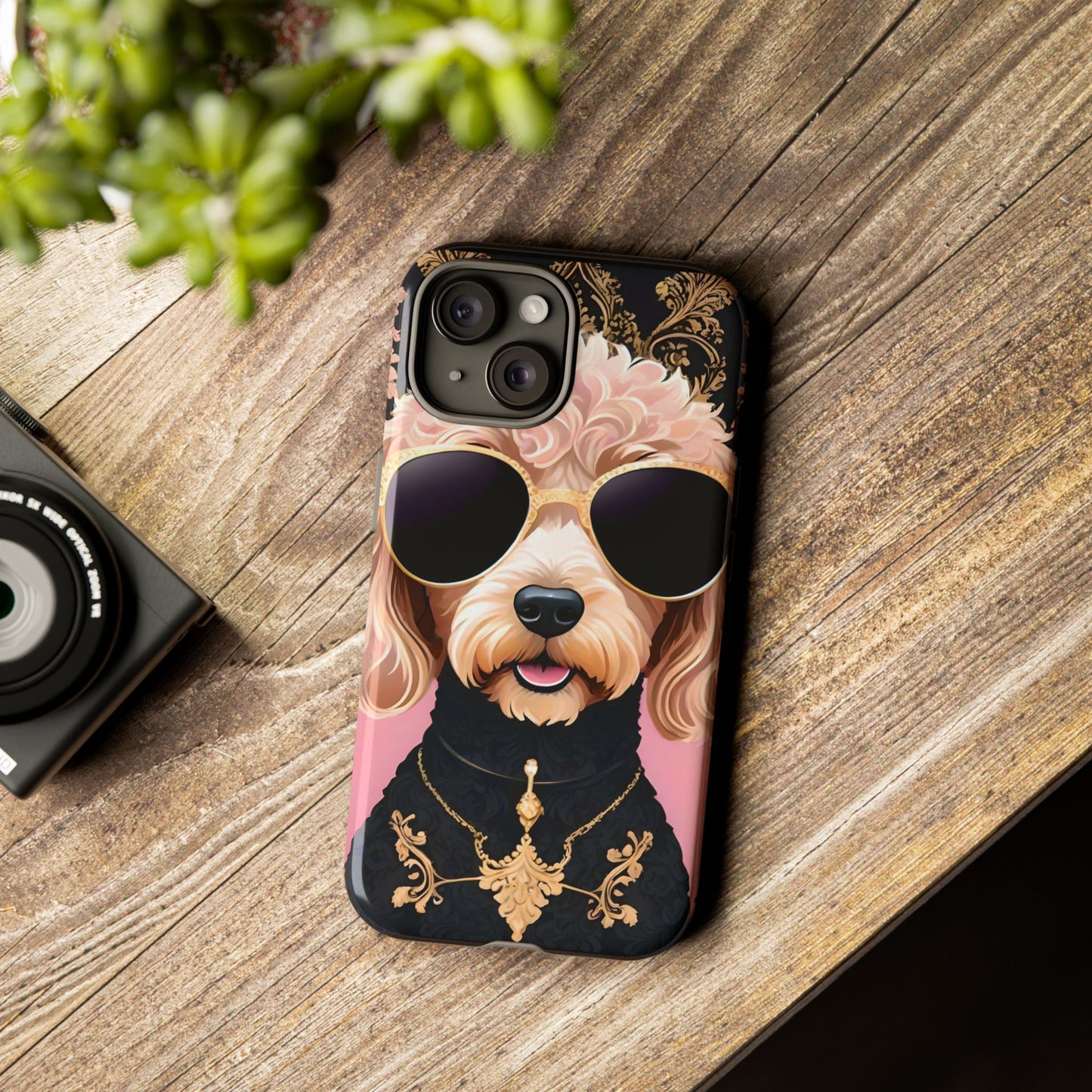 Phone Case - Golden Doodle In Sunglasses Tough Case