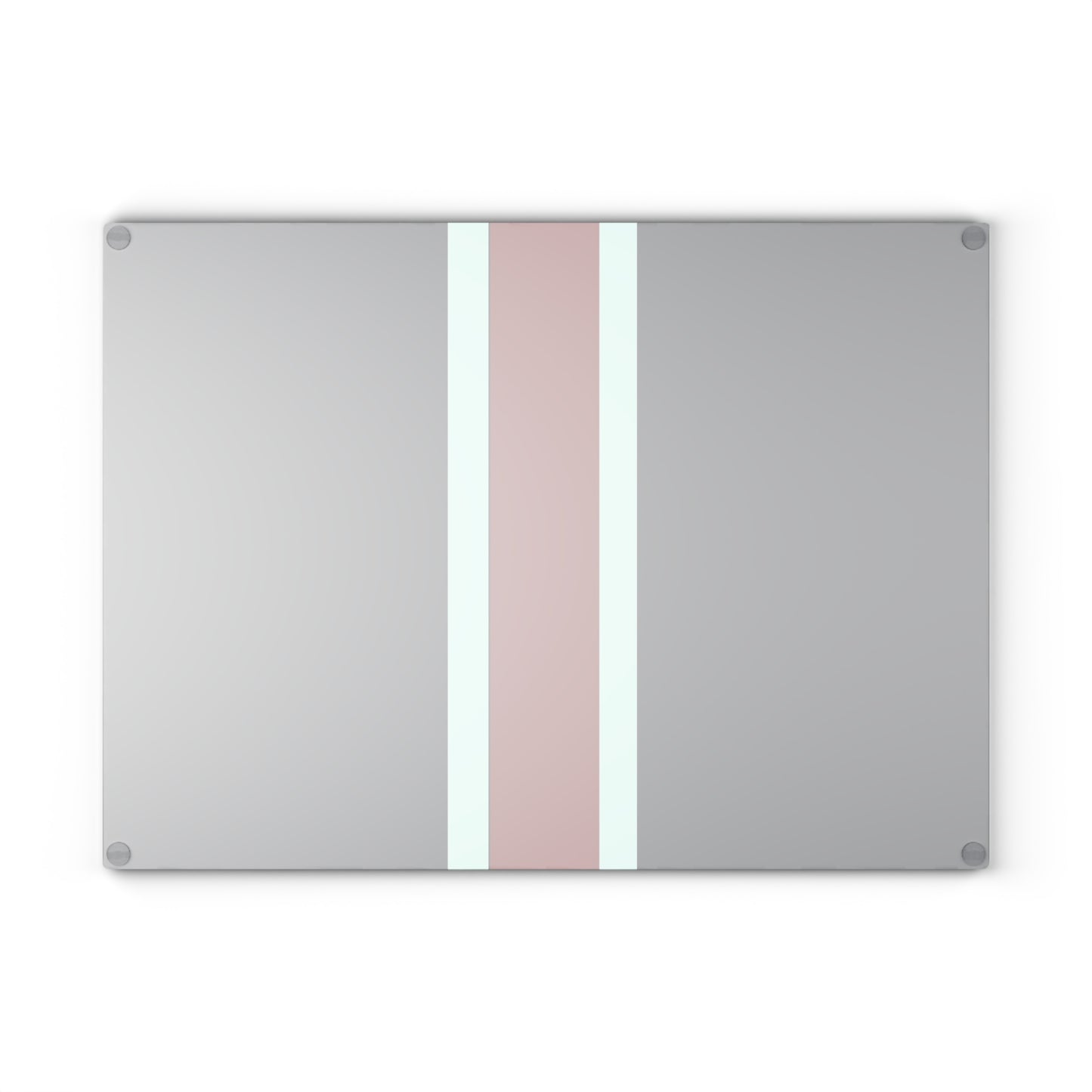 Lunar Midnight & Red-White Striped Stylish Glass Cutting Board – Modern Kitchen Decor, Gift for Housewarming, Wedding, Anniversary