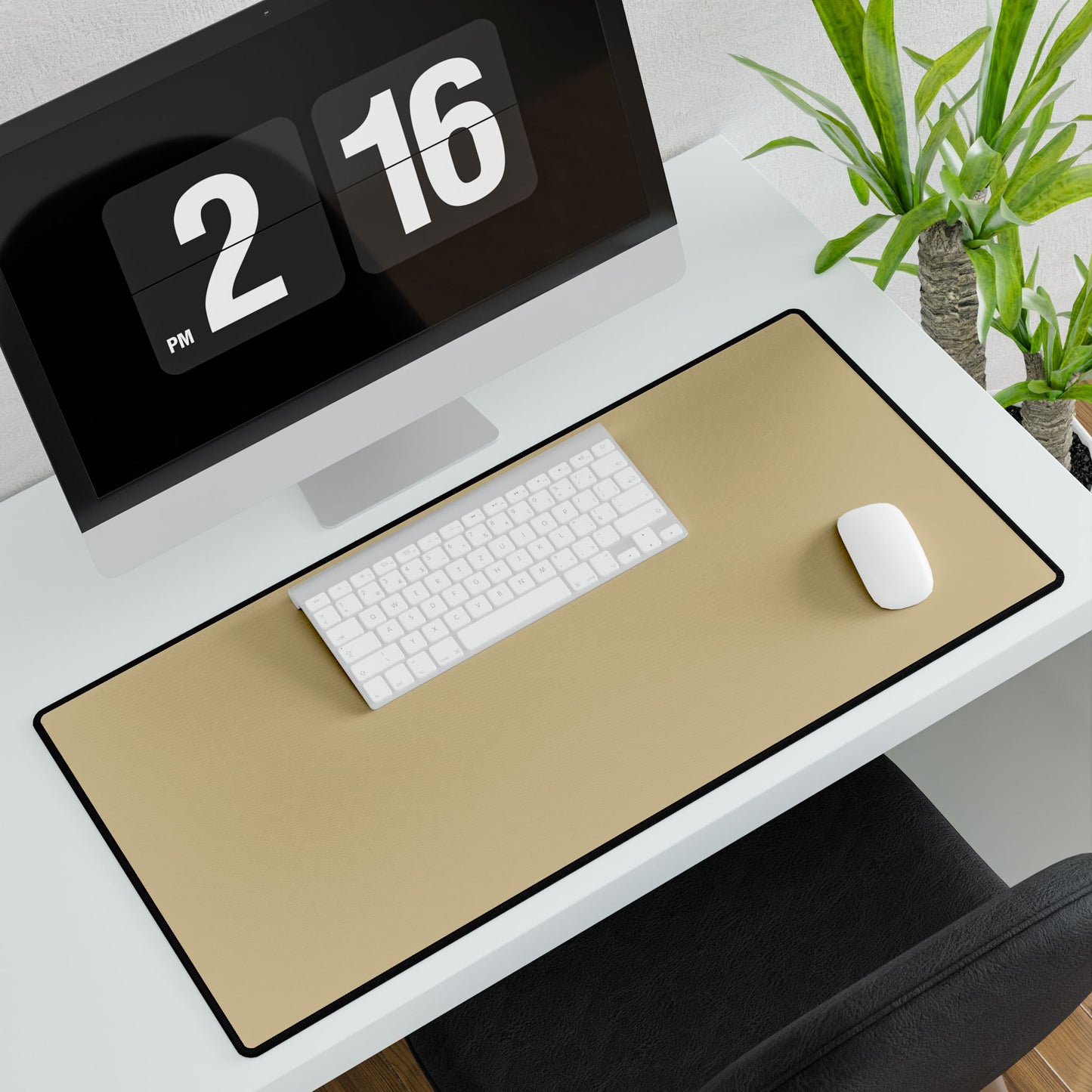 Vanilla Wheat Stylish Desk Mats for Home Office, Ergonomic Workspace Accessories, Desk Cover for Productivity, Computer Desk Pad