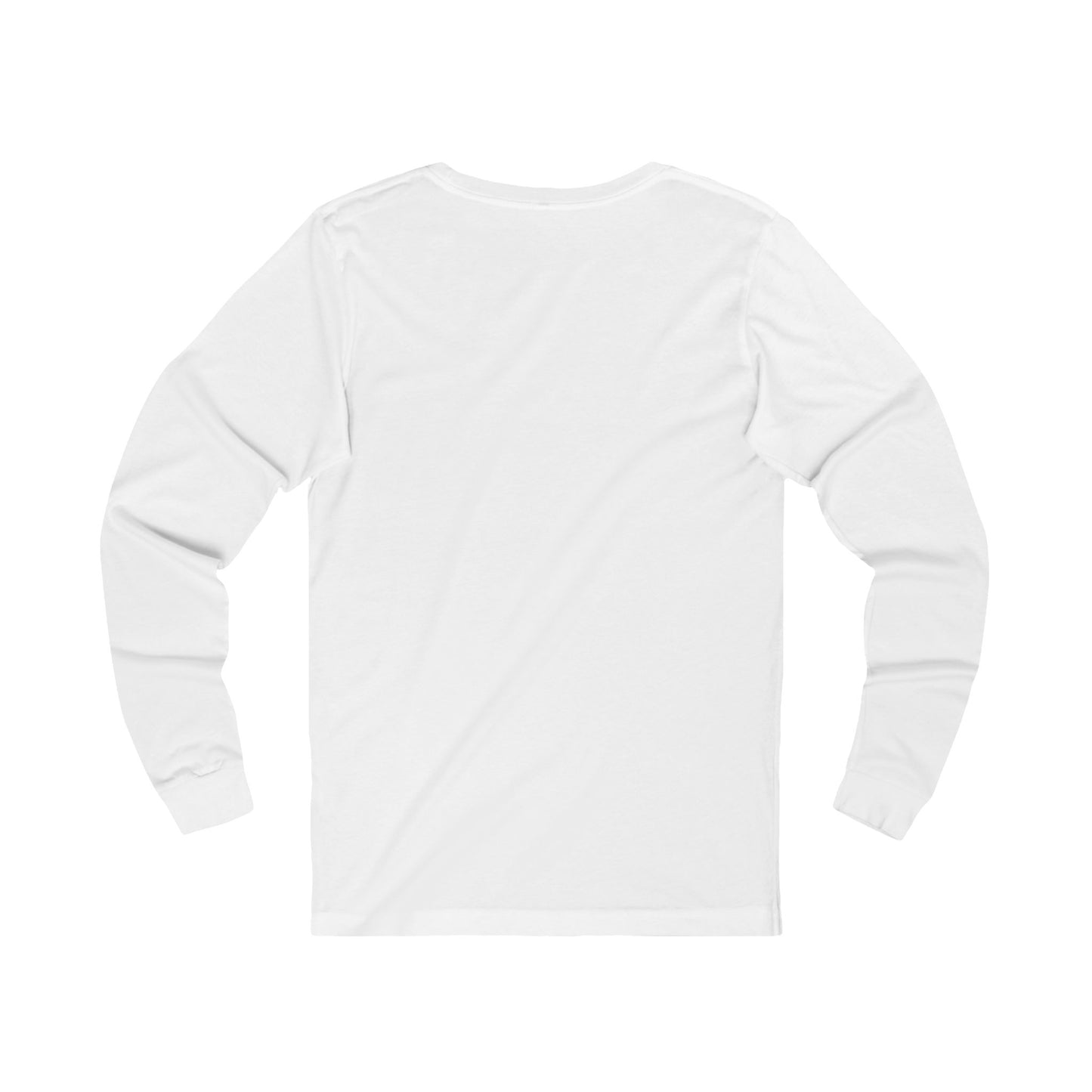 Elegant Blue & Alabaster Striped Baroque Long Sleeve Tee | Unisex Stylish Top for Casual Wear, Gift for Her, Him, Birthday, Fashion Statement