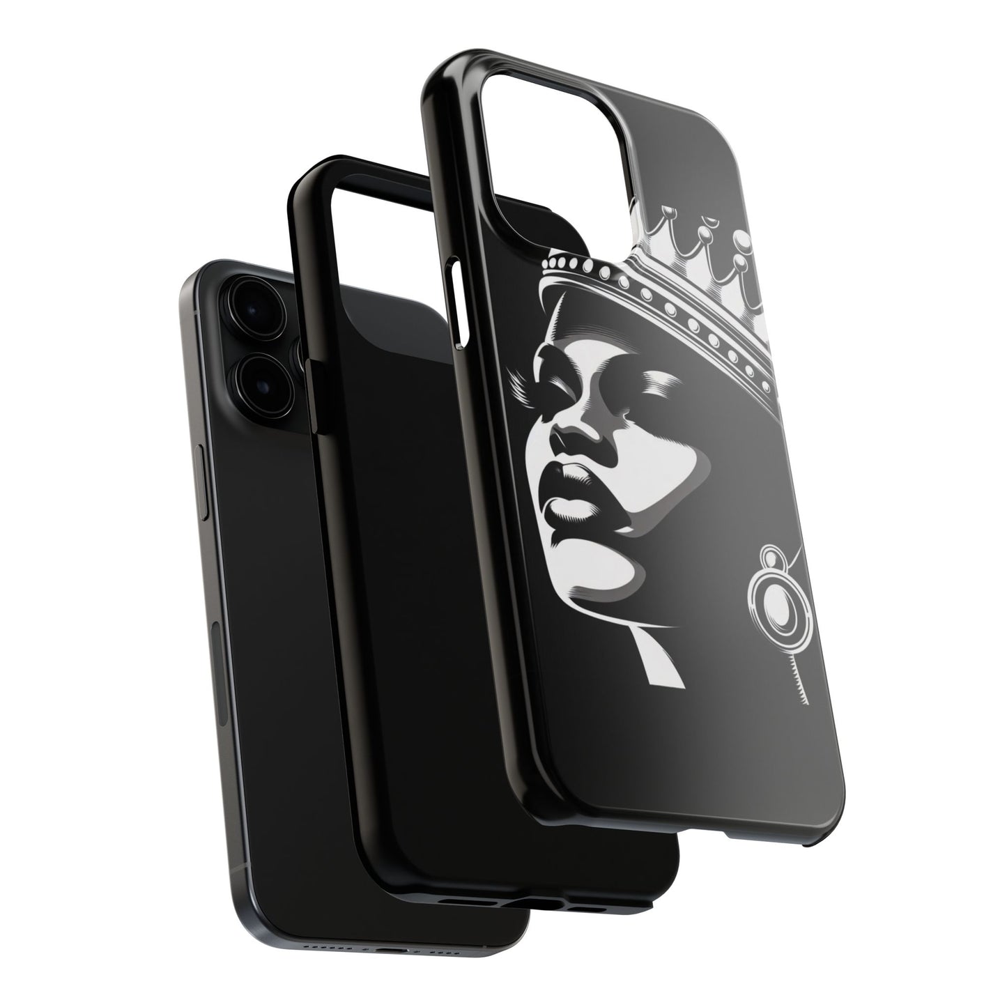 Regal Queen Tough Phone Case, Stylish Phone Cover, Gift for Her, Birthday, Empowerment, Bold Statement, Durable Phone Accessory