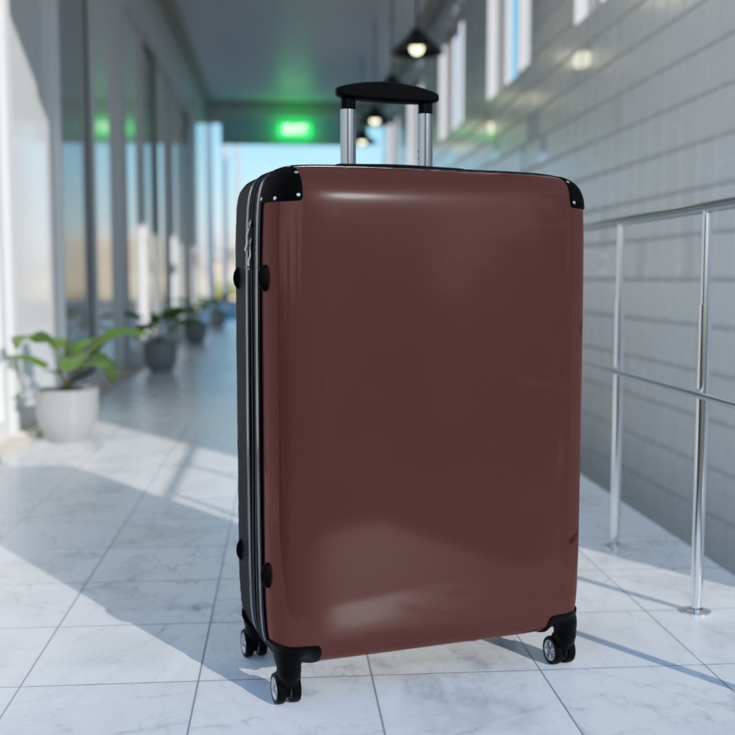 Stylish Brown Merlot Carry-On Luggage for Travelers, Travel Suitcase, Weekend Getaway Bag, Flight Essential, Boarding Bag, Vacation Companion