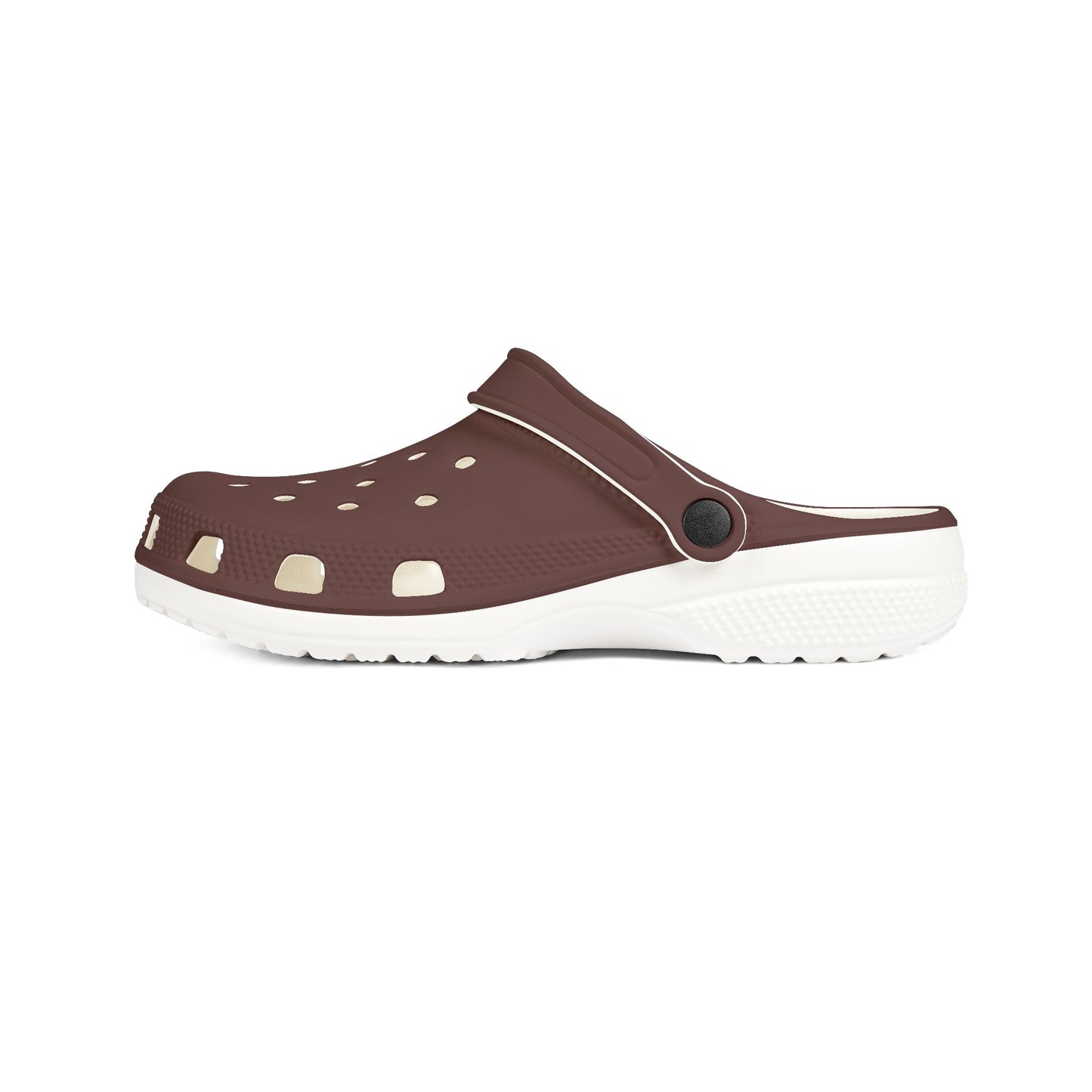 Comfortable Brown Merlot EVA Foam Rubber Shoes for Everyday Wear, Lightweight Slip-On Clogs, Perfect for Gardening, Beach, House