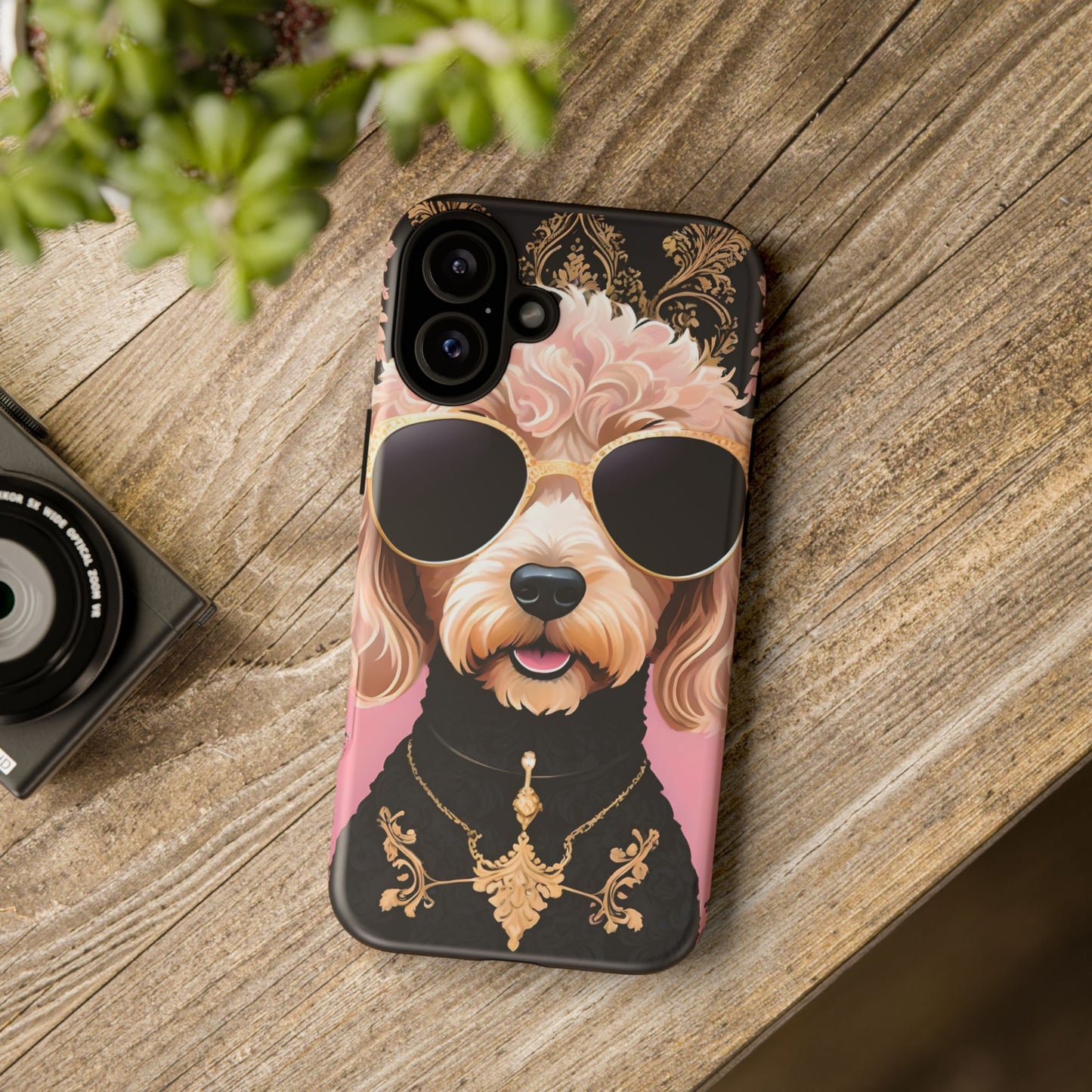 Phone Case - Golden Doodle In Sunglasses Tough Case