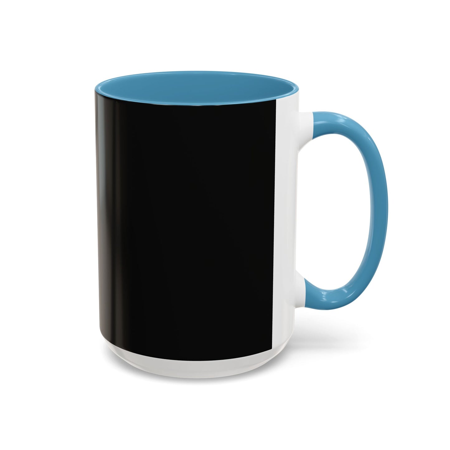 Stylish Black Accent Coffee Mug for Home or Office | Perfect Gift for Coffee Lovers, Unique Black Mug, Customizable Drinkware