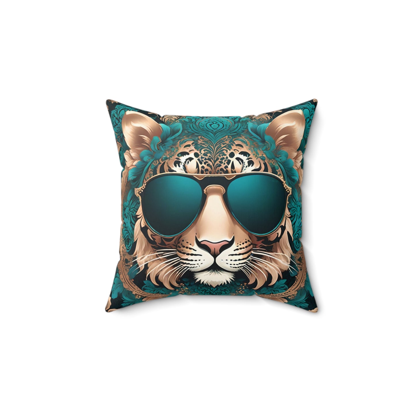 Trendy Tiger Print Decorative Pillow - Stylish Home Accent