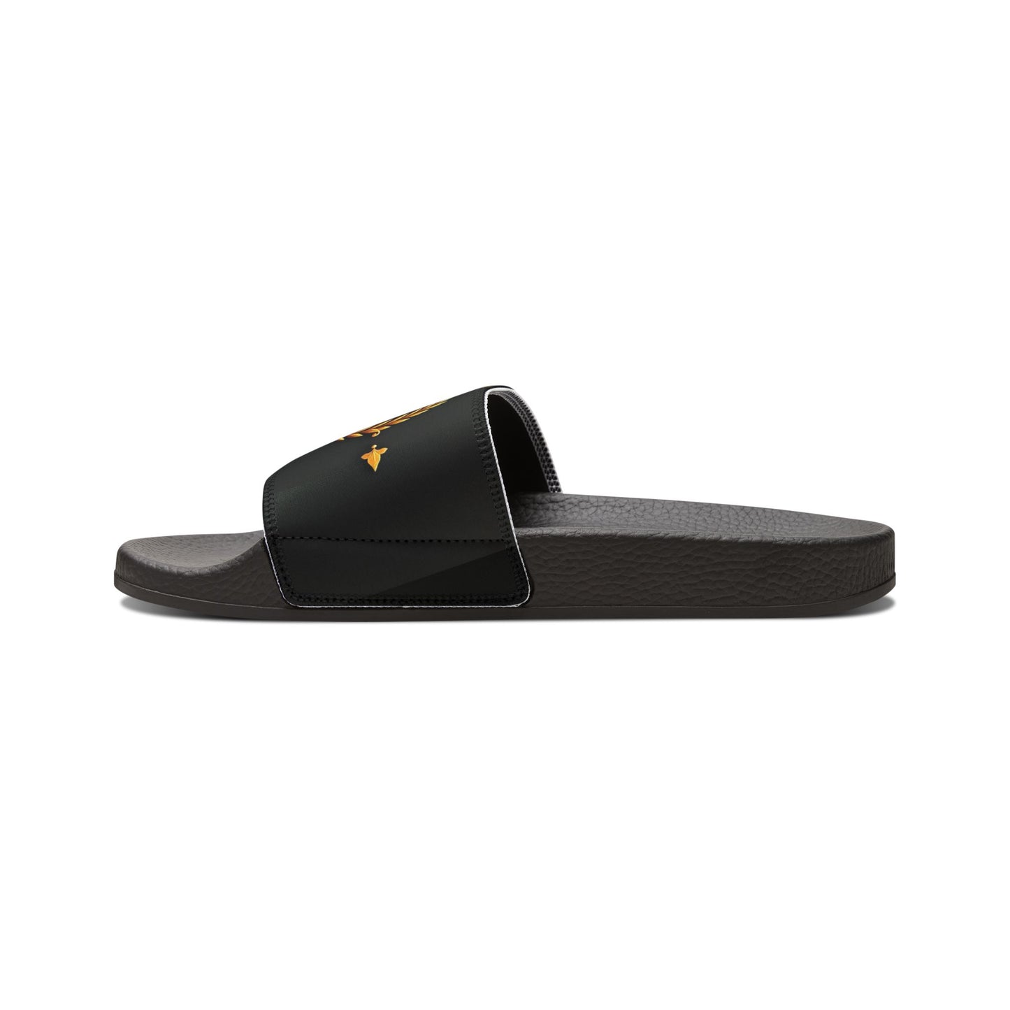 Chic Women's Slide Sandals with Removable Straps | Customizable Summer Footwear, Vacation Sandals, Poolside Slip-Ons - Gold Crest