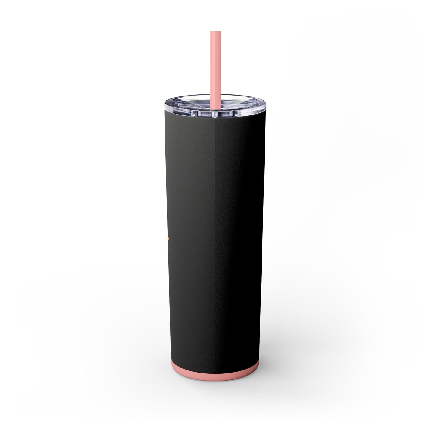 Elegant Gold Crown Skinny Tumbler with Straw, 20oz - Stylish Drinkware for Every Occasion, Royal Inspired, Ideal Gift for Her - Gold Crest