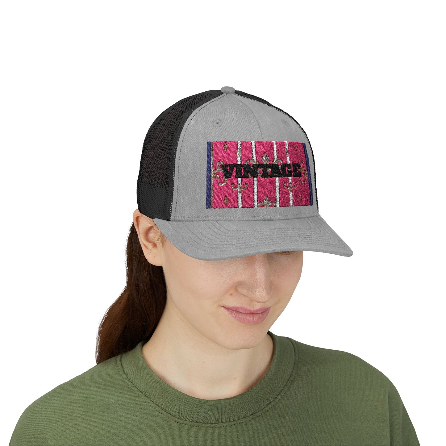 Vintage-Inspired Snapback Trucker Cap – Fun, Casual Style for Everyday Wear, Great for Festivals, Summer Outings, Birthday Gifts, Unisex Hat
