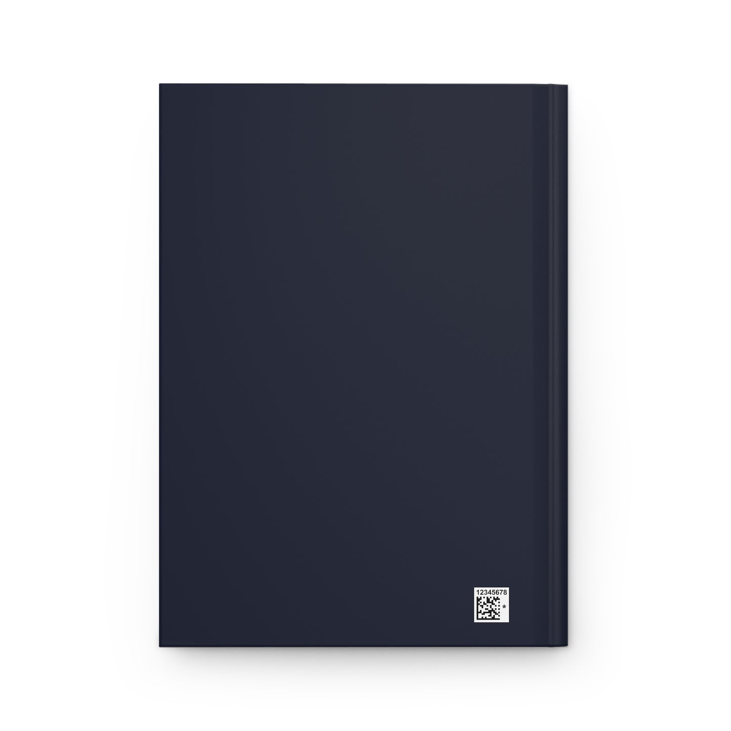 Elegant Lunar Midnight Hardcover Journal for Writers, Daily Planner, Sketchbook, Gift Idea, Notebook, Black Matte Finish