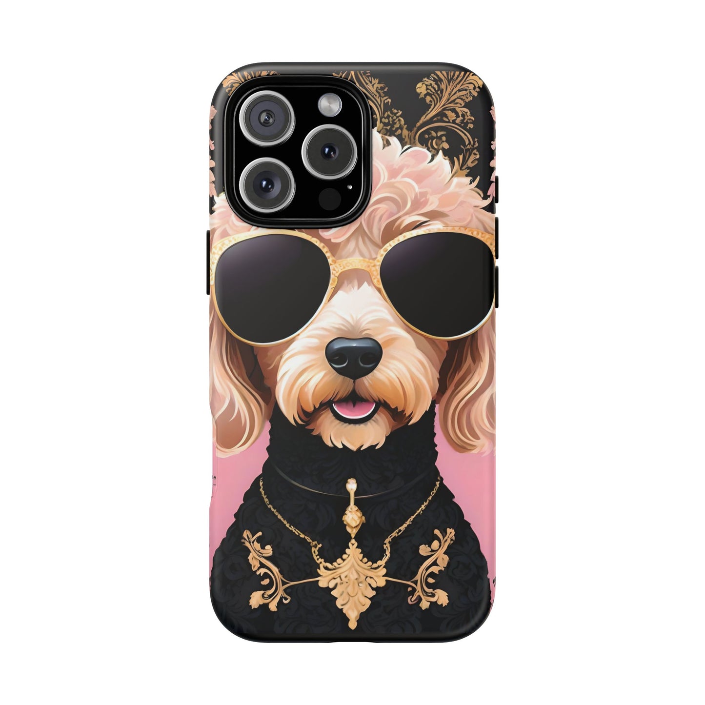 Phone Case - Golden Doodle In Sunglasses Tough Case