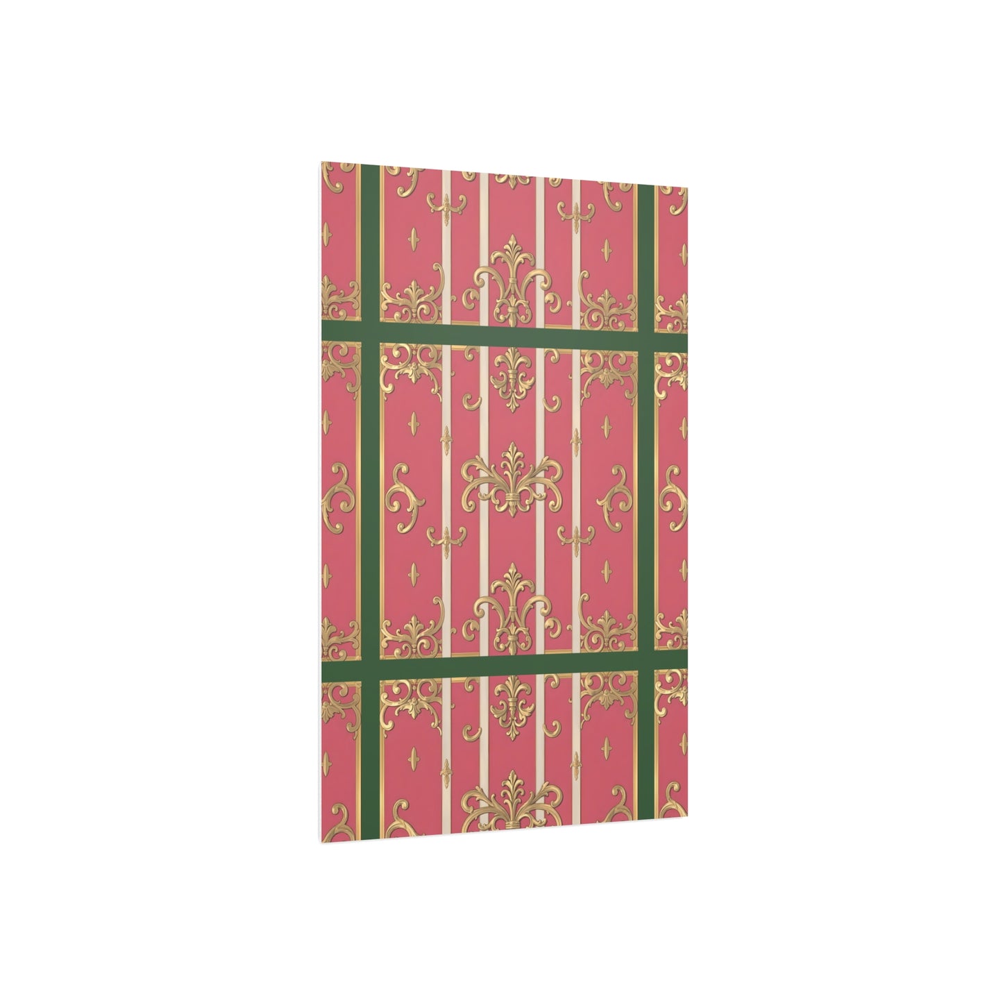 Elegant Green Border Pink & Gold Foam Board Decor - Party Backdrop, Art Display, Home Decor, Event Decoration, Wall Art