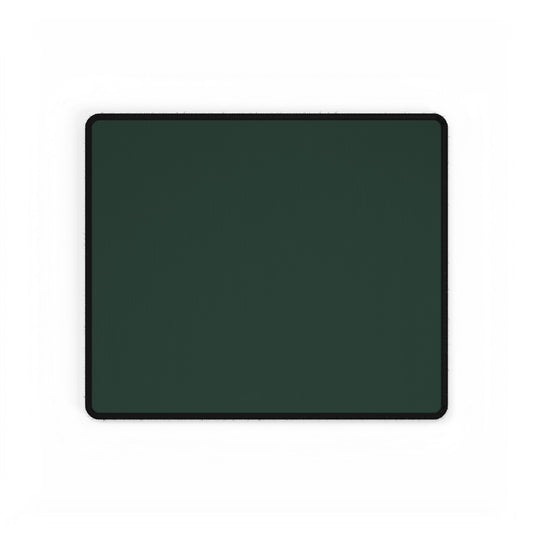 Elegant Midnight Green Desk Mats for Home Office, Stylish Mouse Pad, Desk Accessories, Gift for Students, Minimalist Desk Decor