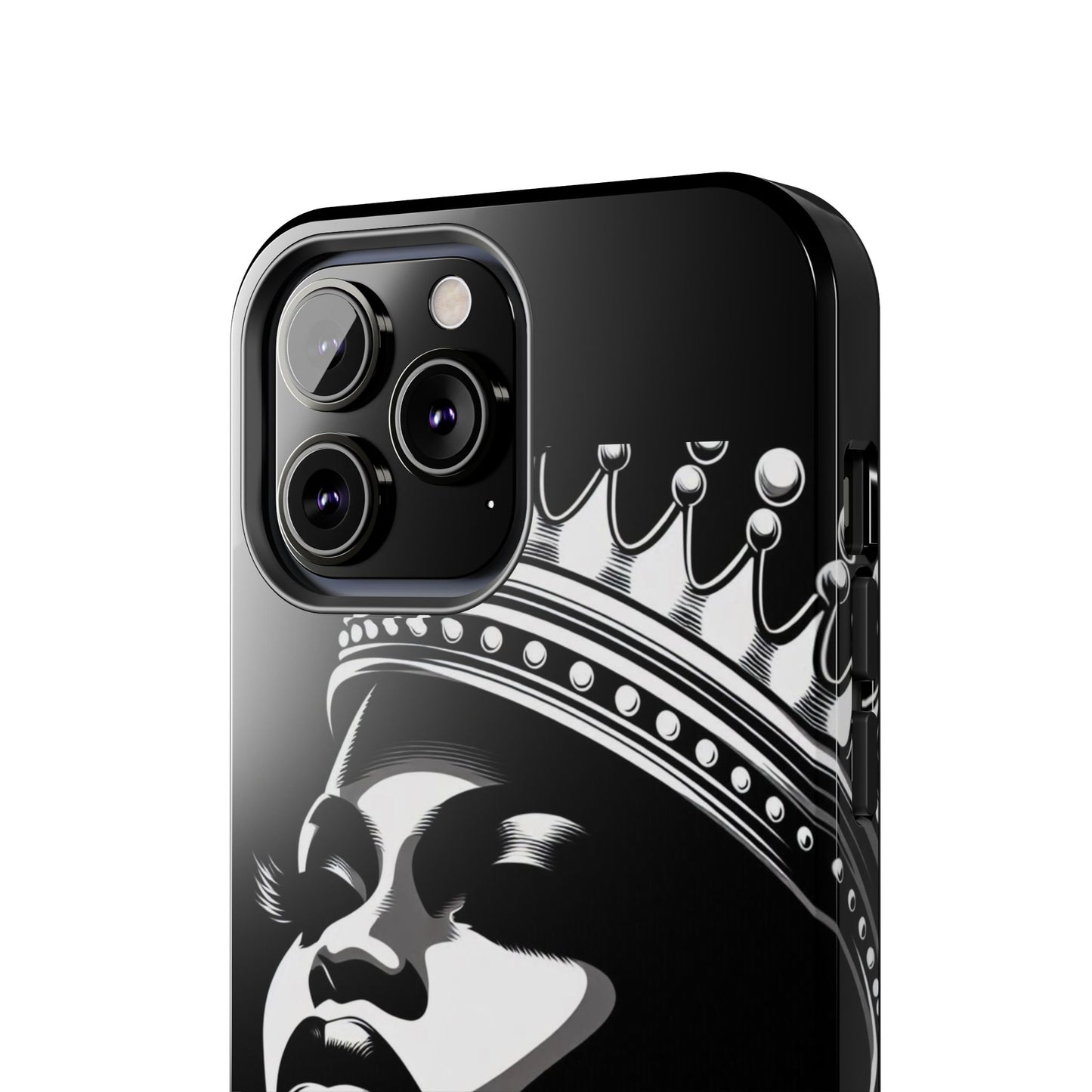 Regal Queen Tough Phone Case, Stylish Phone Cover, Gift for Her, Birthday, Empowerment, Bold Statement, Durable Phone Accessory