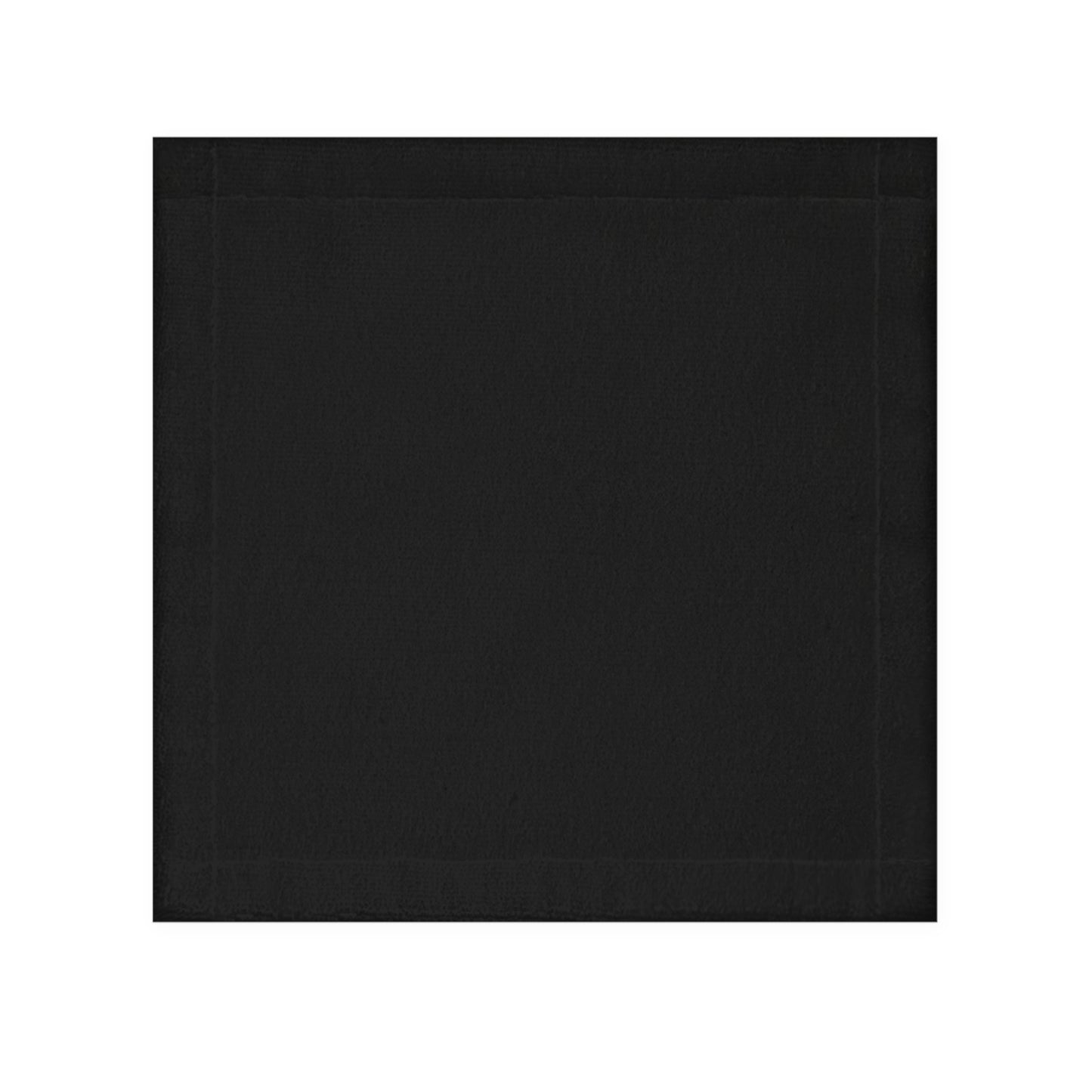 Cozy Black Face Towel - Soft Cotton Washcloth for Spa, Home, and Travel, Perfect for Self-Care, Gift for Her or Him, Set of 2
