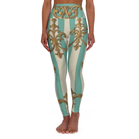 Elegant High Waisted Yoga Leggings - Luxurious Workout Pants, Fitness Leggings, Gym Wear, Activewear, Gifts for Her