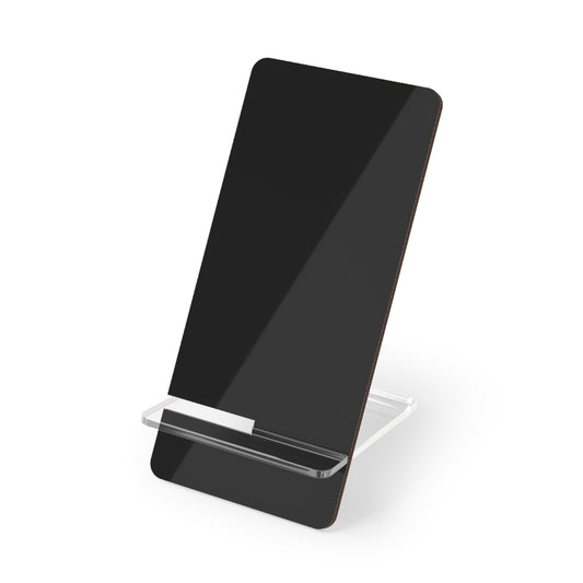 Sleek Black Mobile Phone Stand for Easy Viewing, Desk Organizer, Tech Gift, Minimalist Phone Holder, Adjustable Display Stand