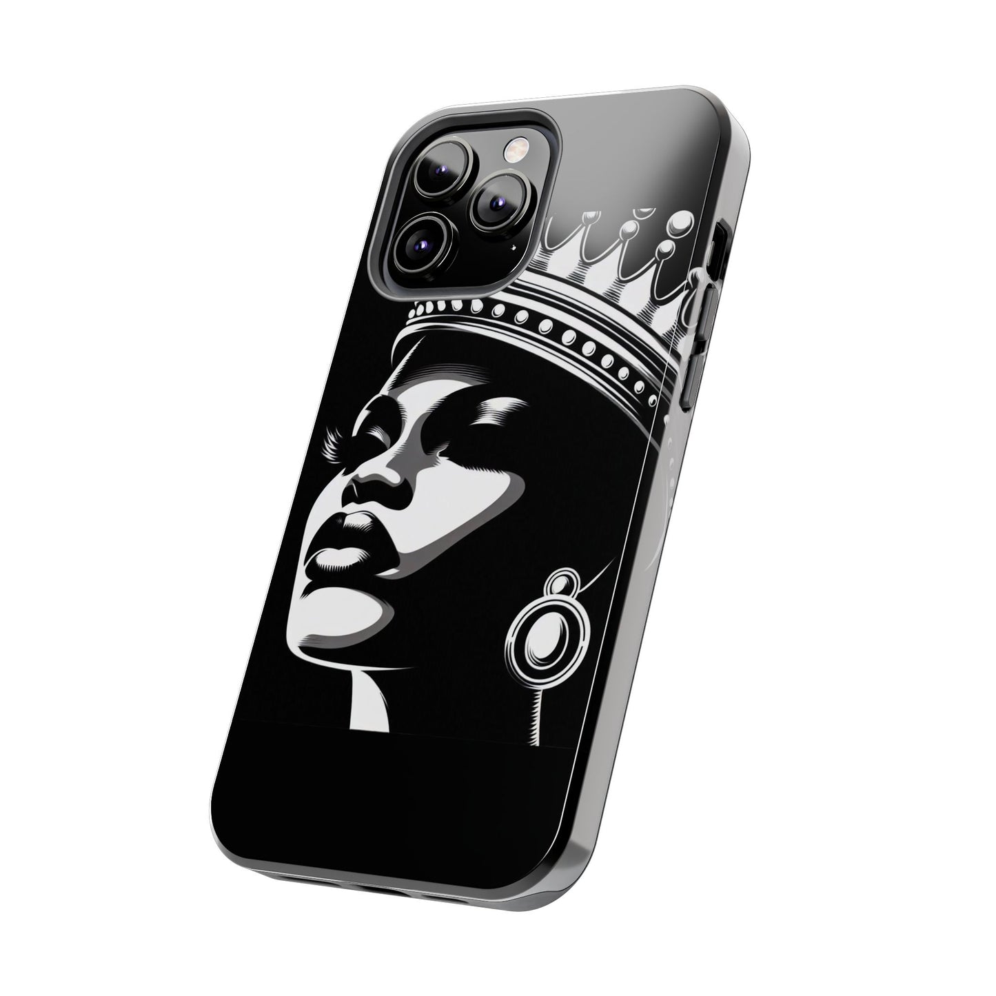 Regal Queen Tough Phone Case, Stylish Phone Cover, Gift for Her, Birthday, Empowerment, Bold Statement, Durable Phone Accessory