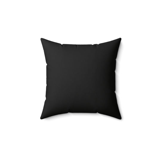 Chic Black Faux Suede Pillow, Cozy Home Decor, Stylish Cushion for Living Room, Sofa Accent Pillow, Perfect Gift for Any Occasion