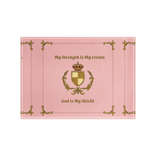 Crown & Crest Spiritual Quote Inspirational Elegant Photo Block - My Strength Is My Crown