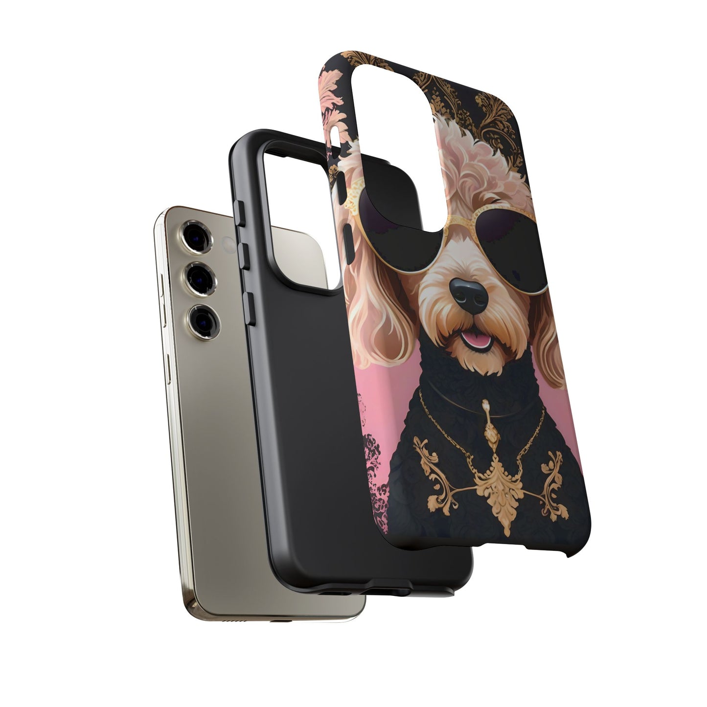 Phone Case - Golden Doodle In Sunglasses Tough Case