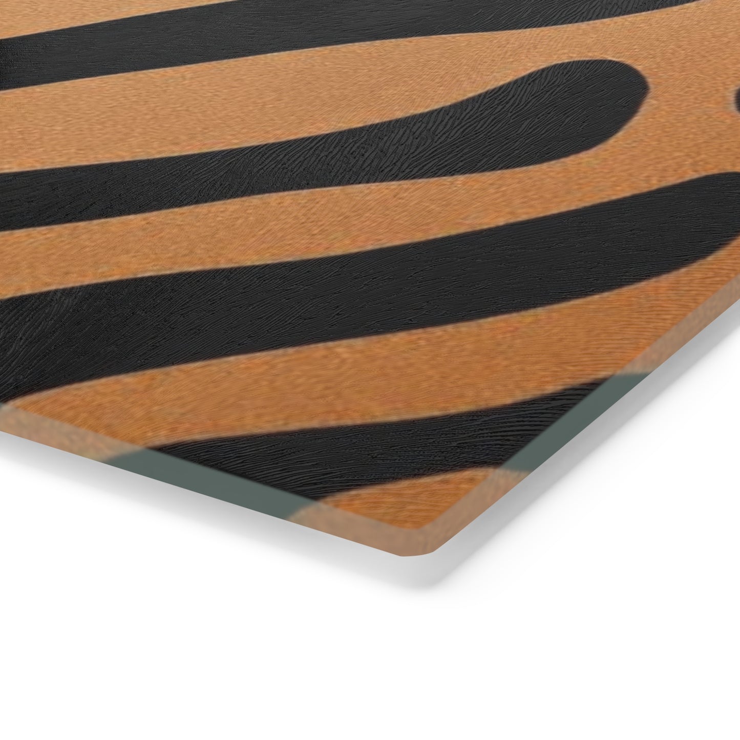 Elegant Zebra Print Cutting Board - Stylish Kitchen Essential