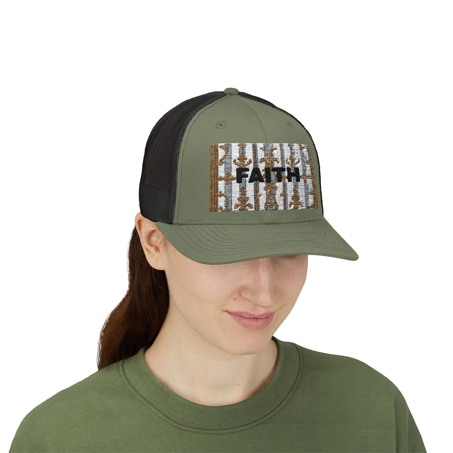 Stylish Faith Snapback Trucker Cap - Faith Inspired Sun Protection