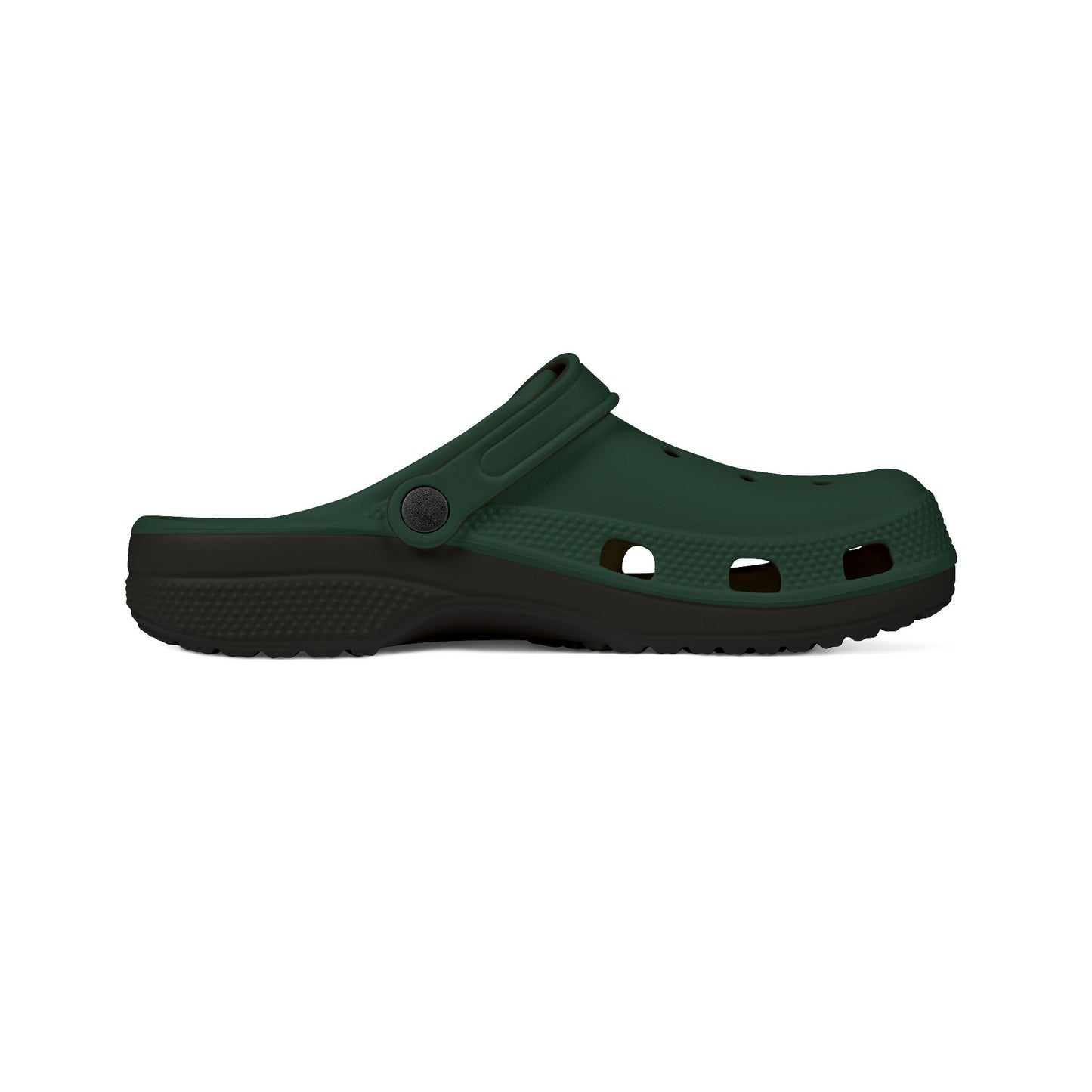 Trendy Midnight Green EVA Foam Rubber Clogs - Comfortable Footwear for Home, Garden, and Outdoor Fun, Stylish, Casual Slip-Ons