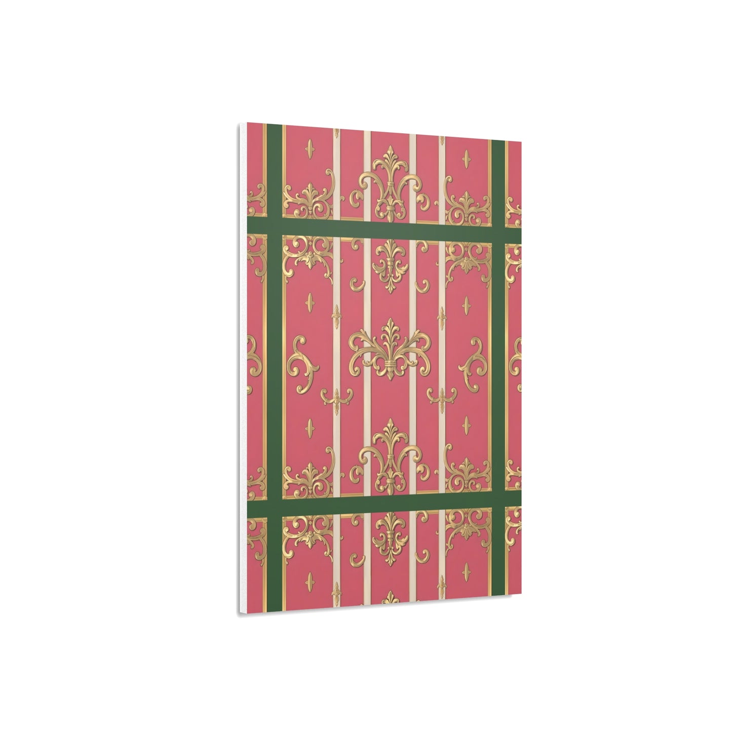 Elegant Green Border Pink & Gold Foam Board Decor - Party Backdrop, Art Display, Home Decor, Event Decoration, Wall Art