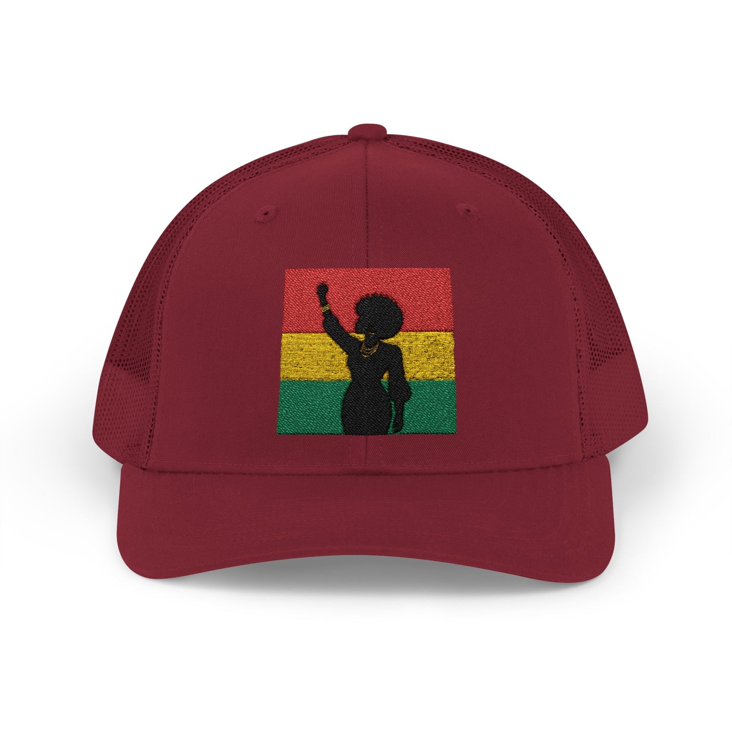Silhouette Trucker Cap — Juneteenth Colors Snapback