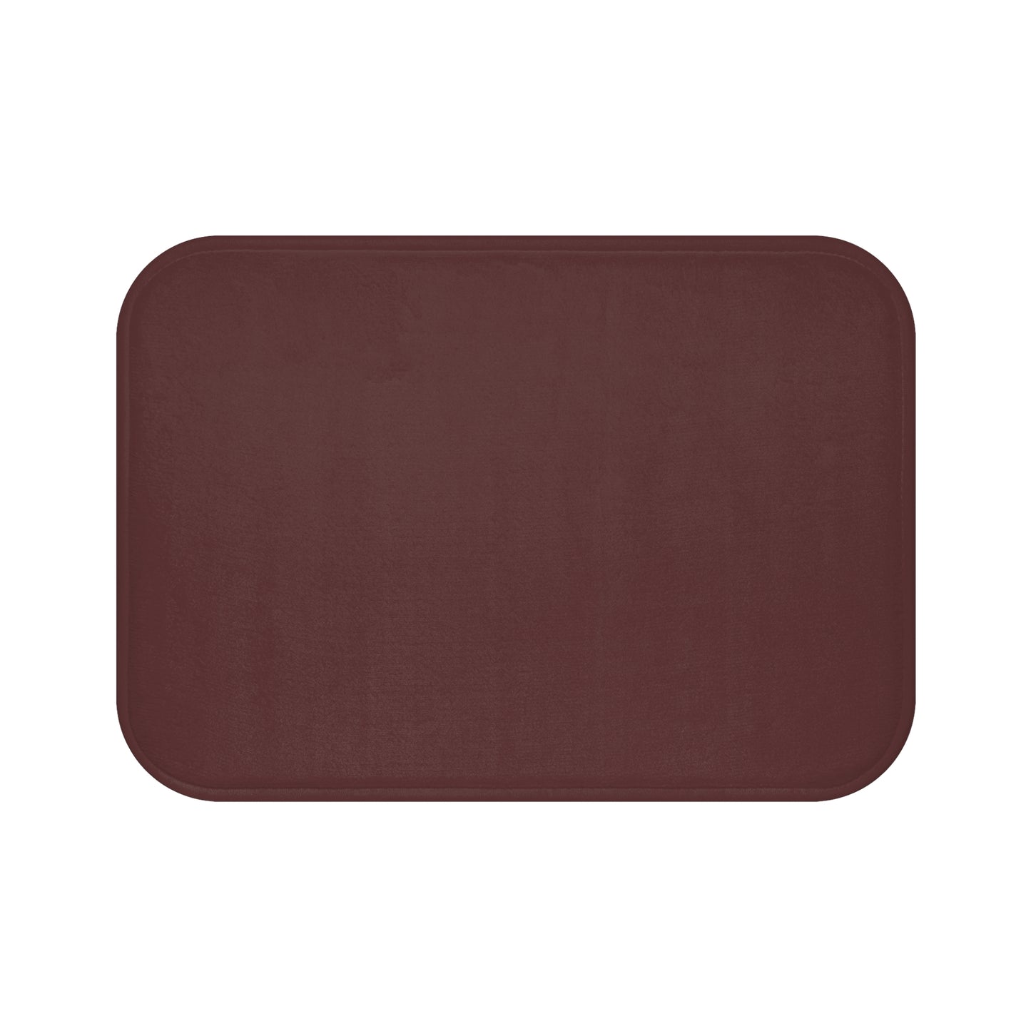 Luxurious Brown Merlot Plush Bath Mat, Soft Bathroom Rug, Cozy Shower Mat, Non-Slip Floor Mat, Elegant Home Decor