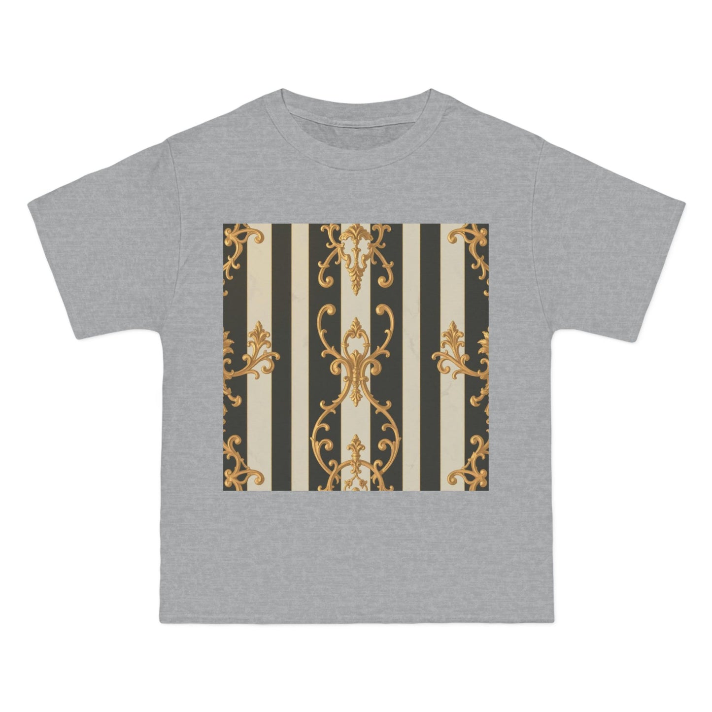 Elegant Baroque-Inspired Short-Sleeve T-Shirt, Vintage Style Tee, Fashion Statement Top, Unique Gift for Art Lovers