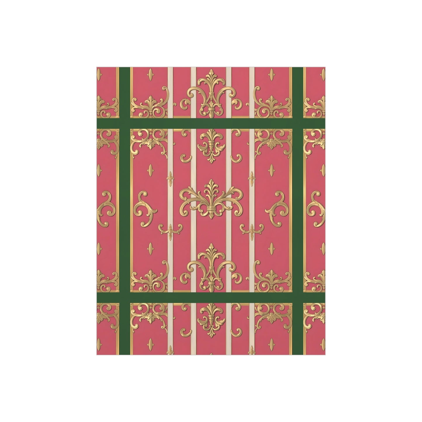 Elegant Green Border Pink & Gold Foam Board Decor - Party Backdrop, Art Display, Home Decor, Event Decoration, Wall Art