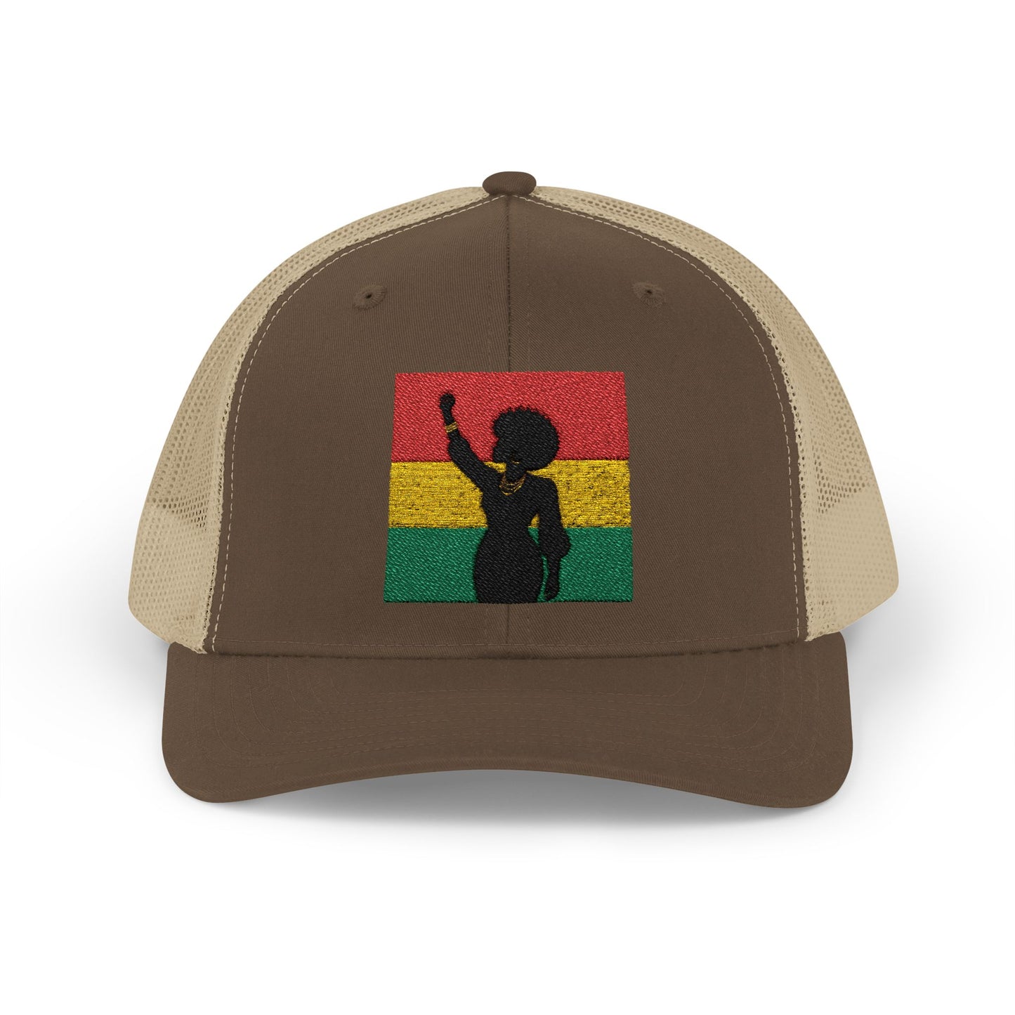 Silhouette Trucker Cap — Juneteenth Colors Snapback