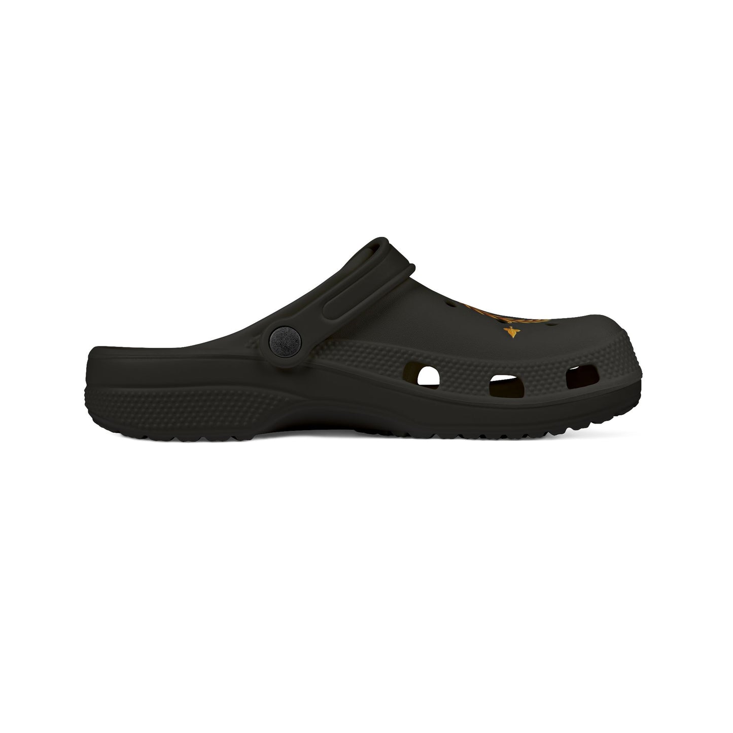 Stylish EVA Foam Rubber Clogs - Trendy Comfort Footwear, Garden Shoes, Pool Slides, Fashionable Slippers, Unique Casual Wear - Gold Crest