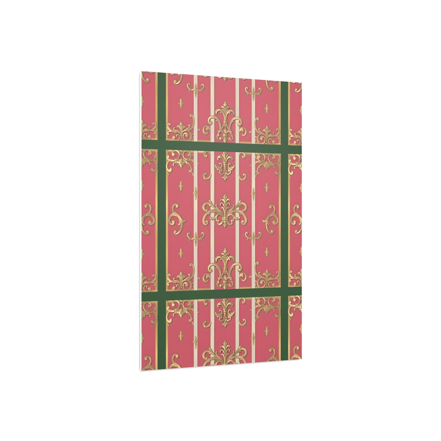 Elegant Green Border Pink & Gold Foam Board Decor - Party Backdrop, Art Display, Home Decor, Event Decoration, Wall Art