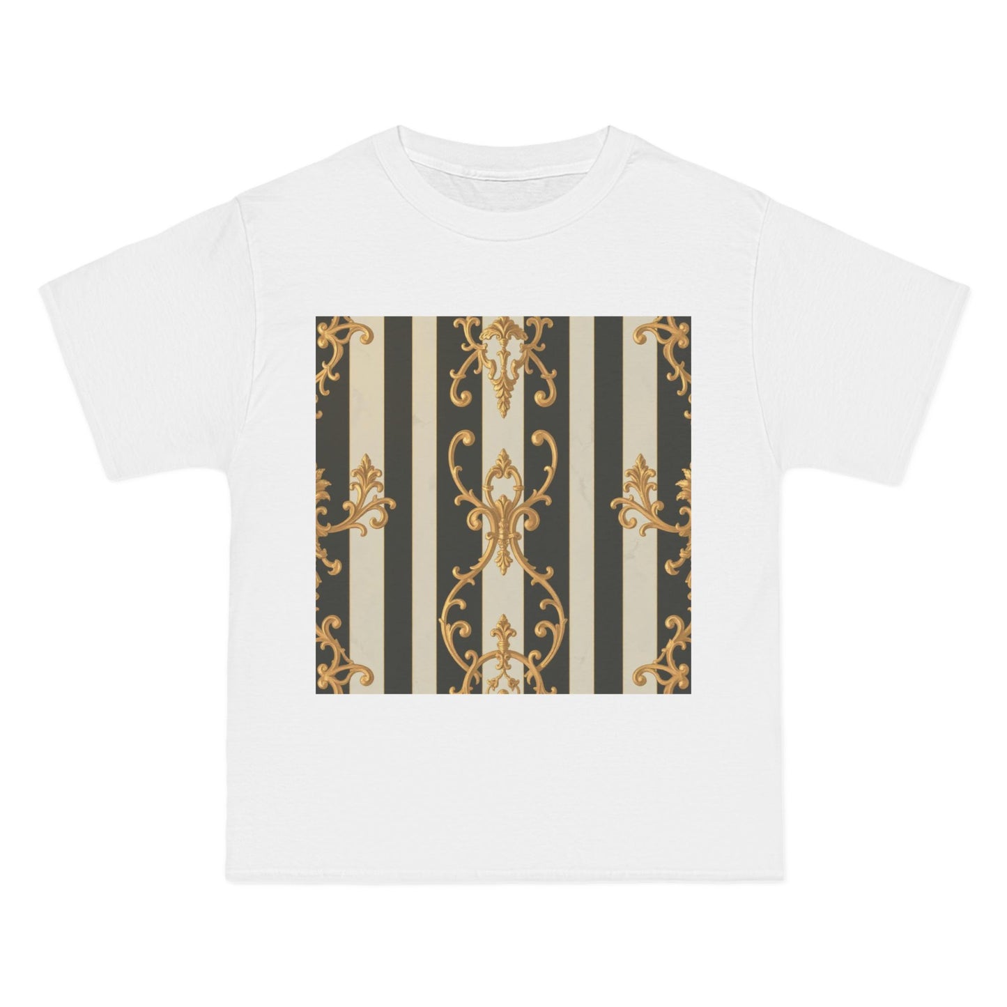 Elegant Baroque-Inspired Short-Sleeve T-Shirt, Vintage Style Tee, Fashion Statement Top, Unique Gift for Art Lovers