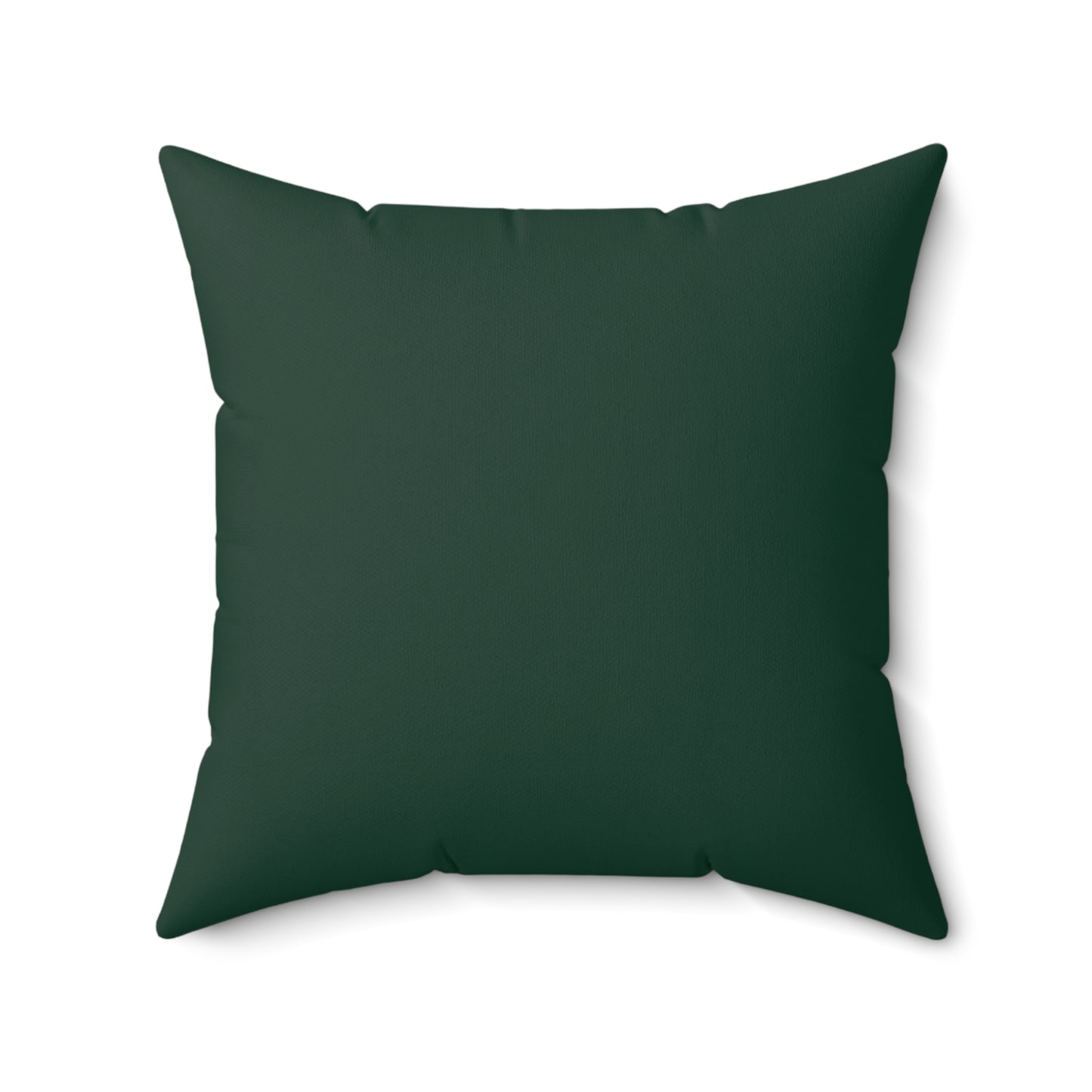 Elegant Midnight Green Spun Polyester Square Pillow, Home Decor Accents, Cozy Throw Pillow, Modern Living Room Cushion, Gift for Housewarming