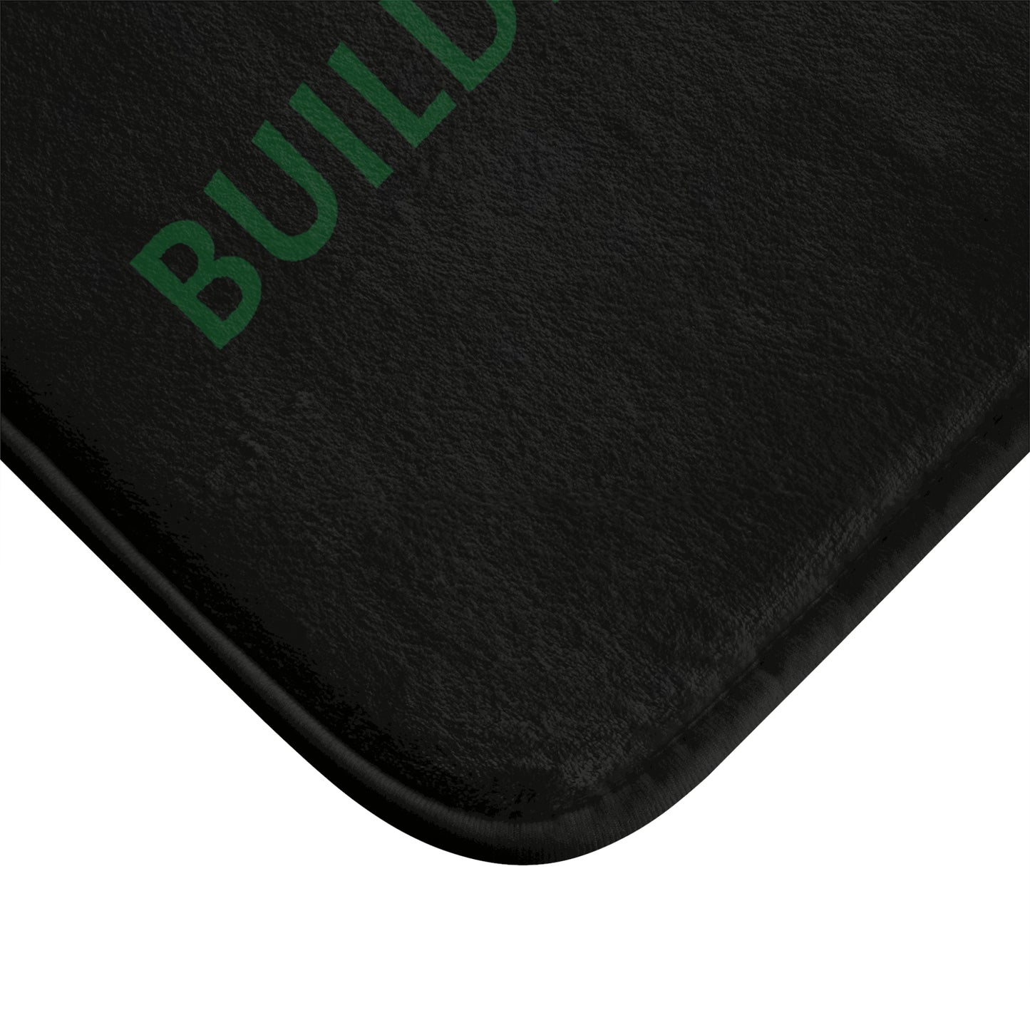 Building Legacy Bath Mat - Inspirational Home Decor, Non-Slip Bathroom Rug, Motivational Gift, Housewarming Present, Modern Bathroom Decor