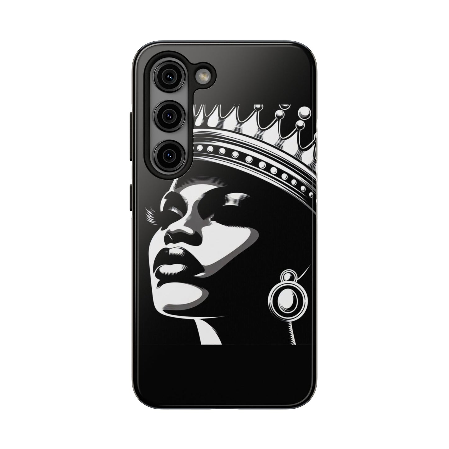 Regal Queen Tough Phone Case, Stylish Phone Cover, Gift for Her, Birthday, Empowerment, Bold Statement, Durable Phone Accessory