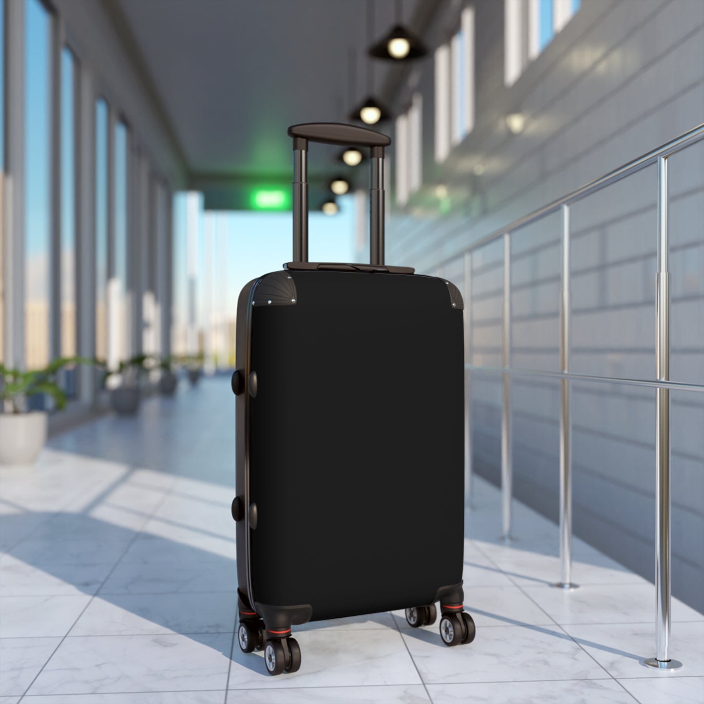 Stylish Black Travel Suitcase for Jet Setters, Lightweight Luggage for Weekend Getaways, Durable Carry-On for Road Trips, Perfect Gift