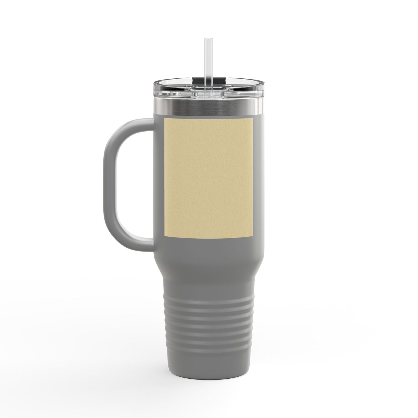 Vanilla Wheat 40oz Insulated Travel Mug | Customizable Hot & Cold Drink Tumbler | Perfect Gift for Travelers, Coffee Lovers, Road Trips, Holidays