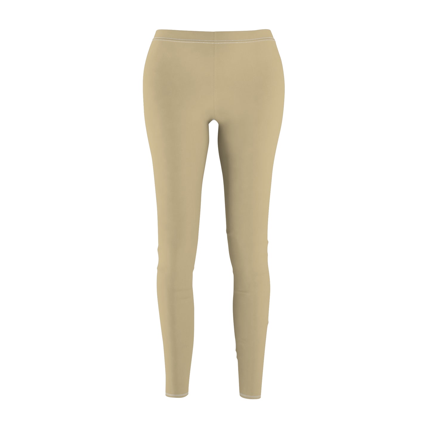 Vanilla Wheat Chic Women's Leggings - Casual & Comfortable, Fitness Gear, Athleisure, Everyday Wear, Perfect for Workouts, Yoga and Travel