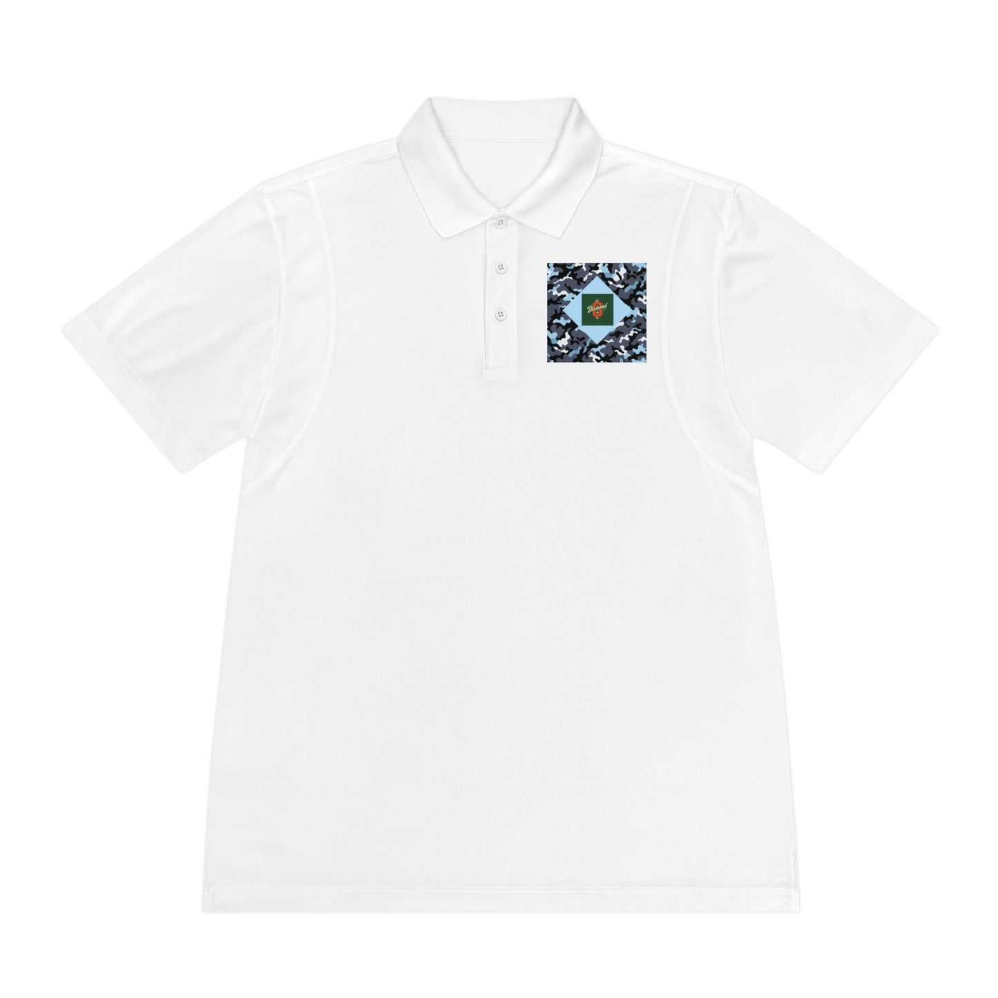 Men's Sport Polo Shirt - Camo & Diamond 8