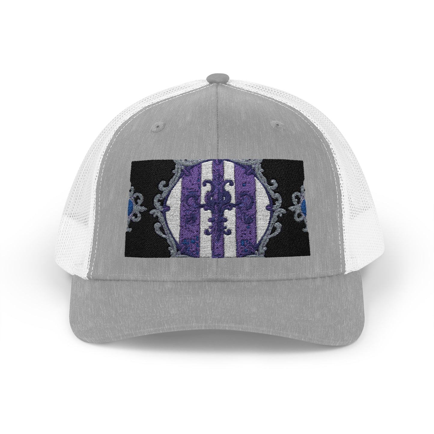 Stylish Baroque Design Snapback Trucker Cap with Artistic Design, Unisex Cap, Trendy Hat for Outdoor Activities, Casual Wear, Gift Idea