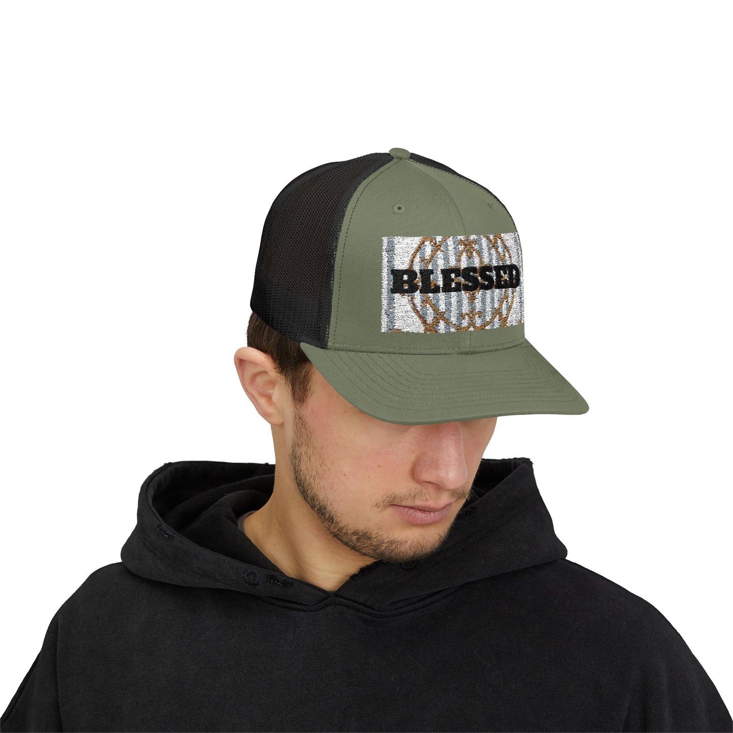 Blessed Snapback Trucker Cap - Stylish Baseball Hat for Everyday Wear, Perfect Gift for Holidays, Casual Outings, and Outdoor Adventures