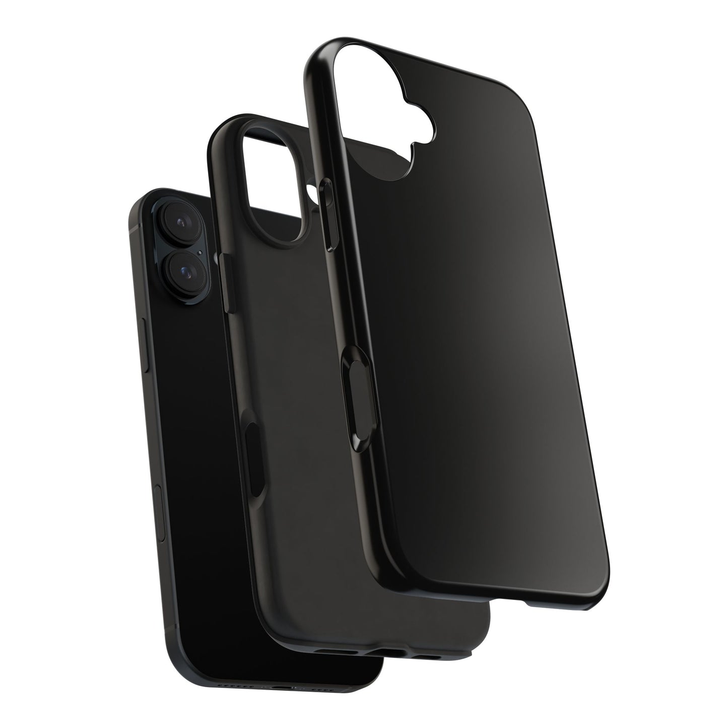 Durable Black Tough Phone Cases, Heavy-Duty Cell Phone Cover, Personalized Tech Protection, Gift for Him or Her, Everyday Protection