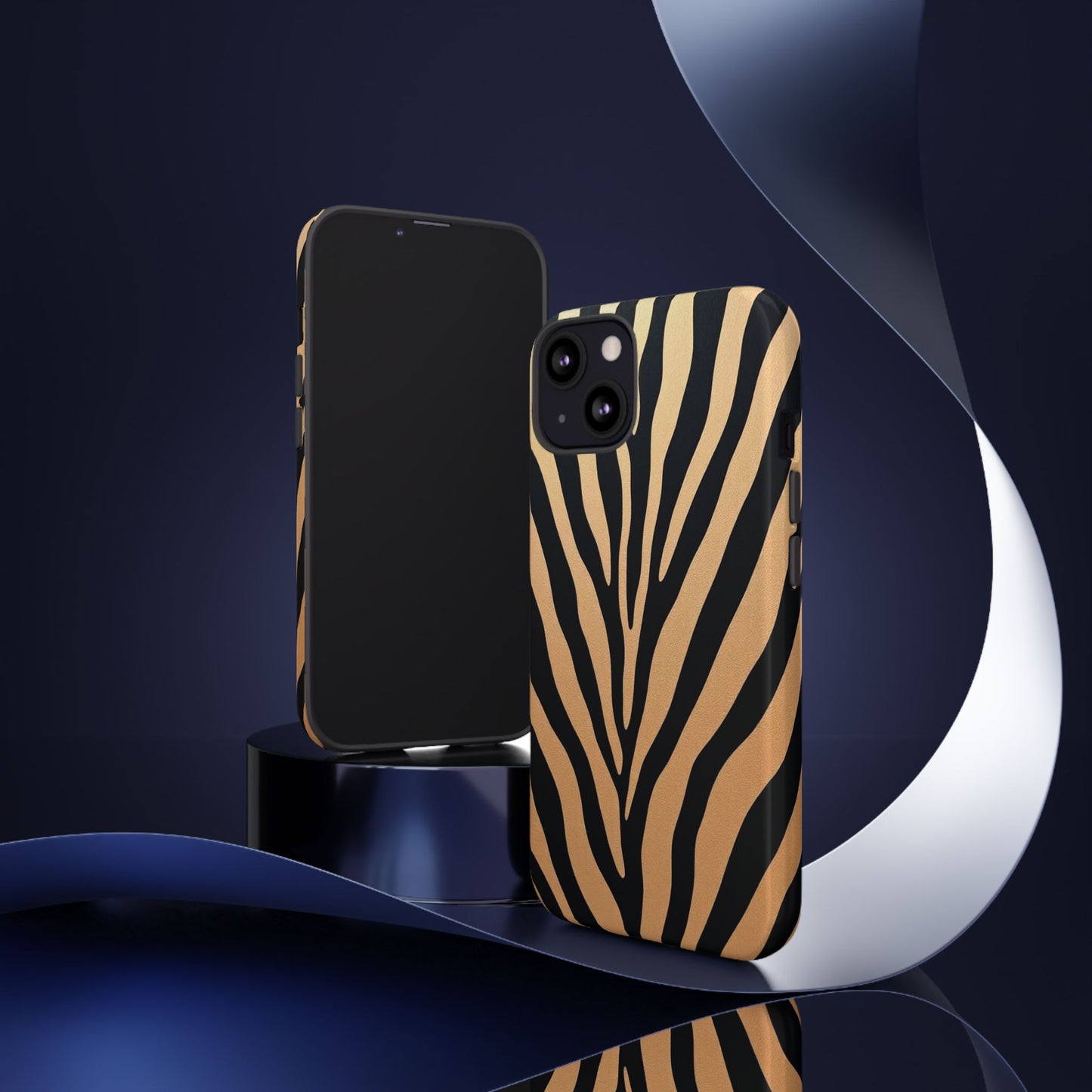 Zebra Print Tough Phone Case