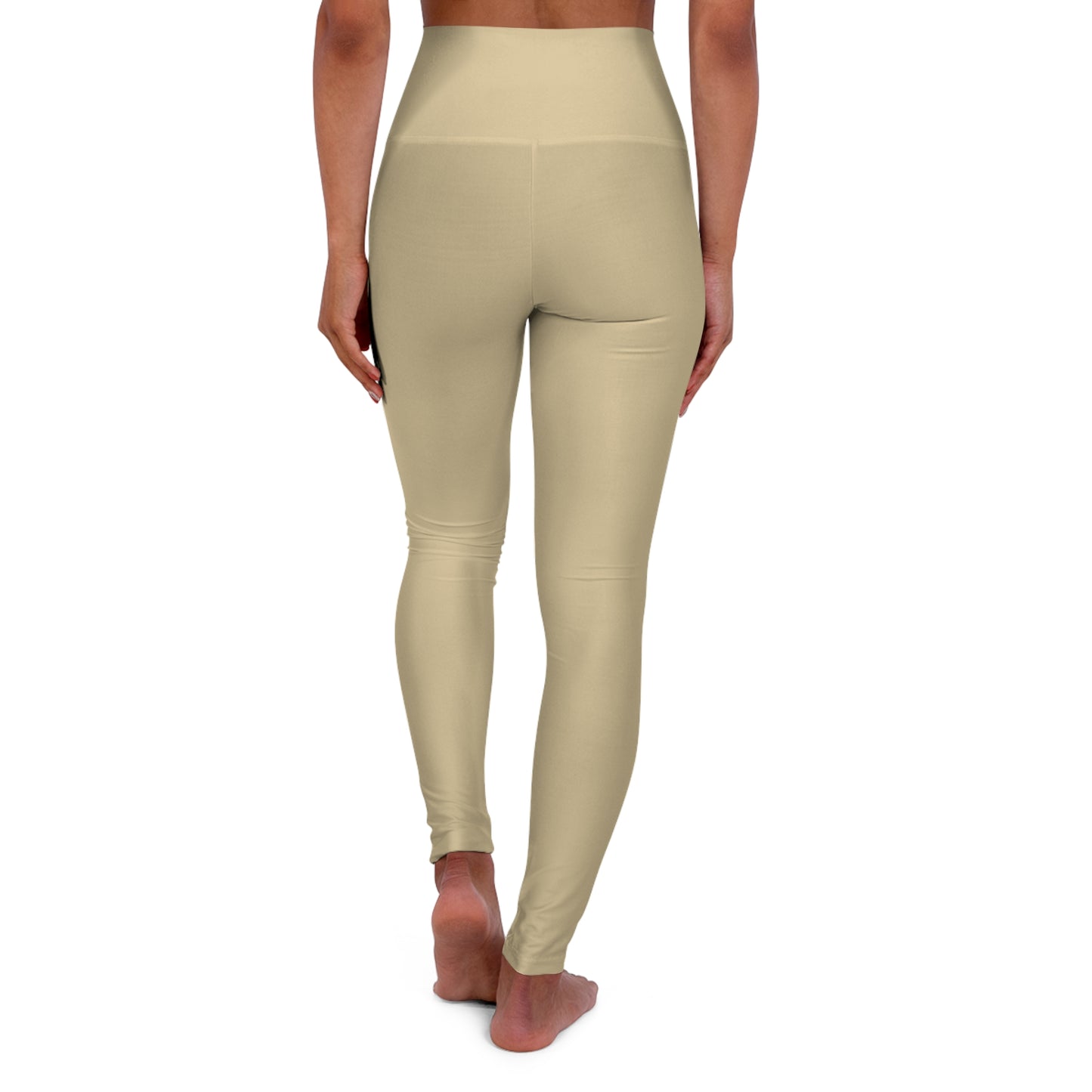 Vanilla Wheat High Waisted Yoga Leggings - Stylish Activewear for Fitness Enthusiasts, Perfect for Gym, Yoga, Pilates, Casual Wear, & Daily Comfort